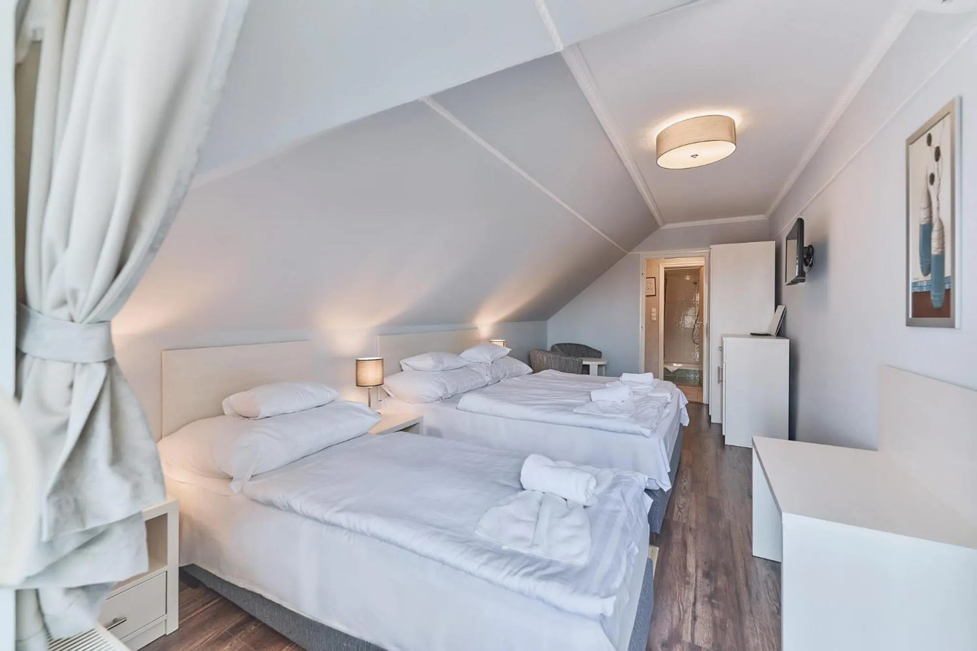 Bed in Tokajer Wellness Panzió