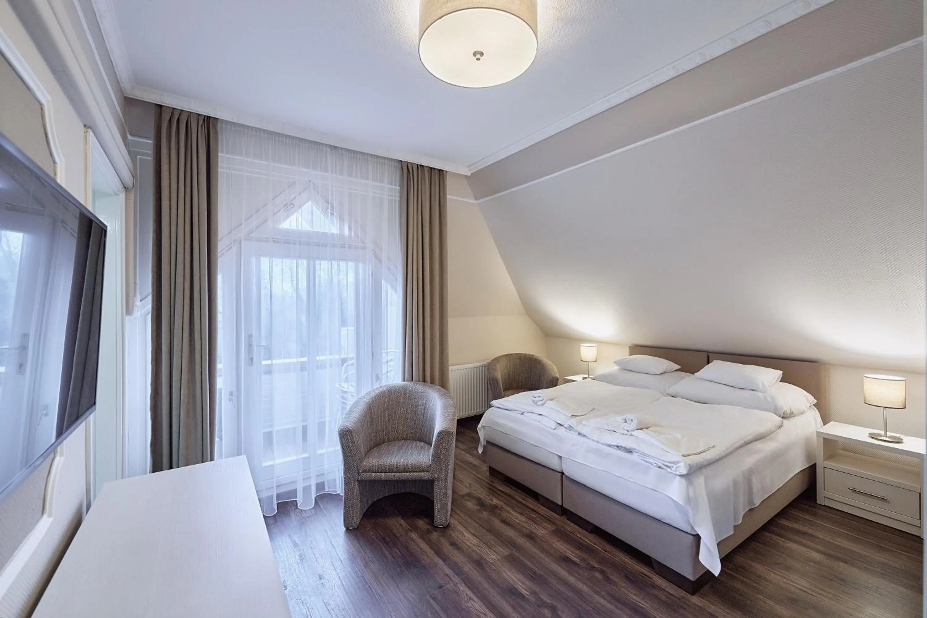 Bed in Tokajer Wellness Panzió