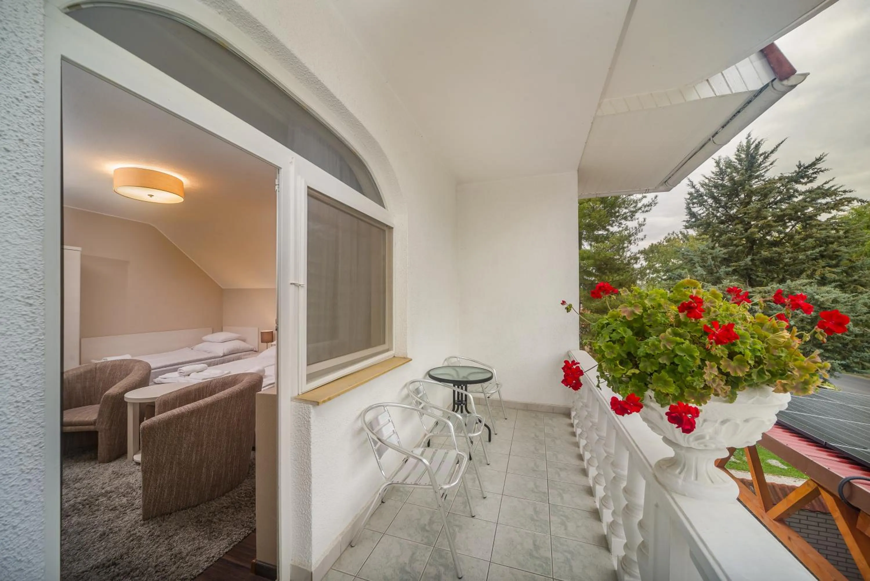 Balcony/Terrace in Tokajer Wellness Panzió