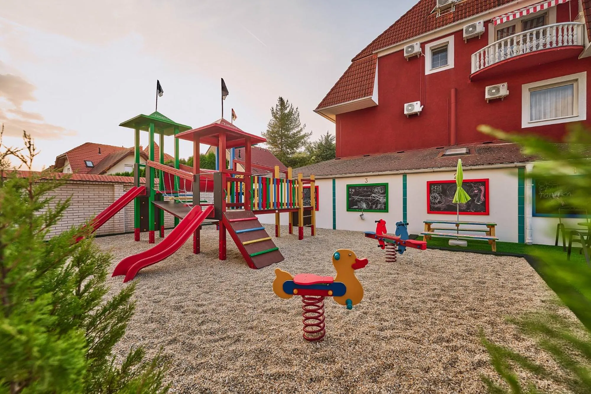 Children play ground in Tokajer Wellness Panzió