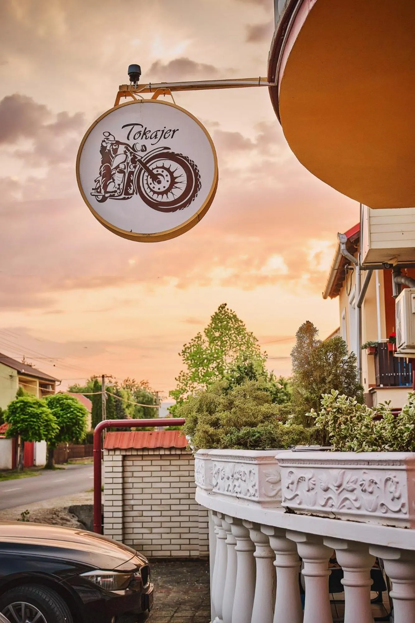 Balcony/Terrace in Tokajer Wellness Panzió