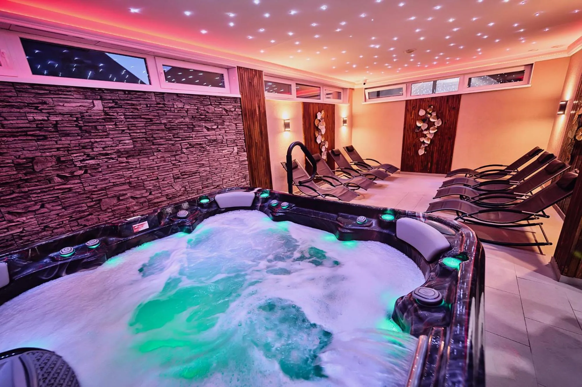 Hot Tub in Tokajer Wellness Panzió
