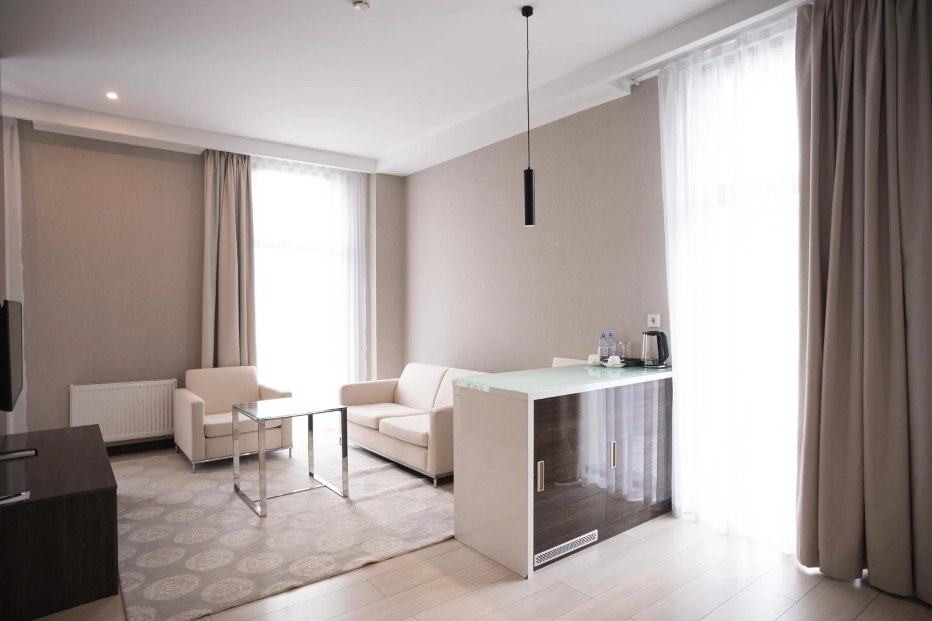 Seating area in Resident City Hotel