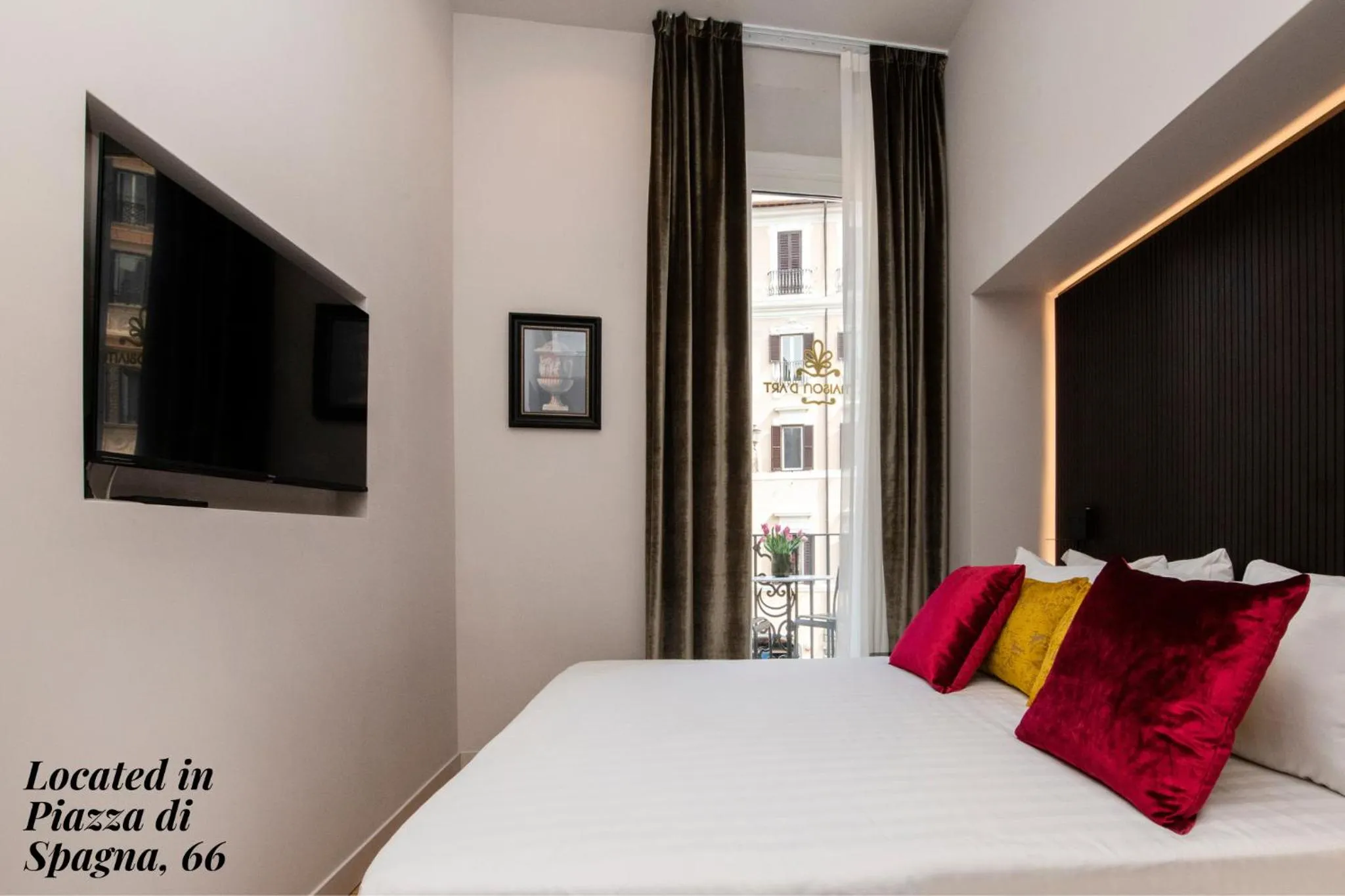 Bed in Hotel 55 Fifty-Five - Maison d'Art Collection