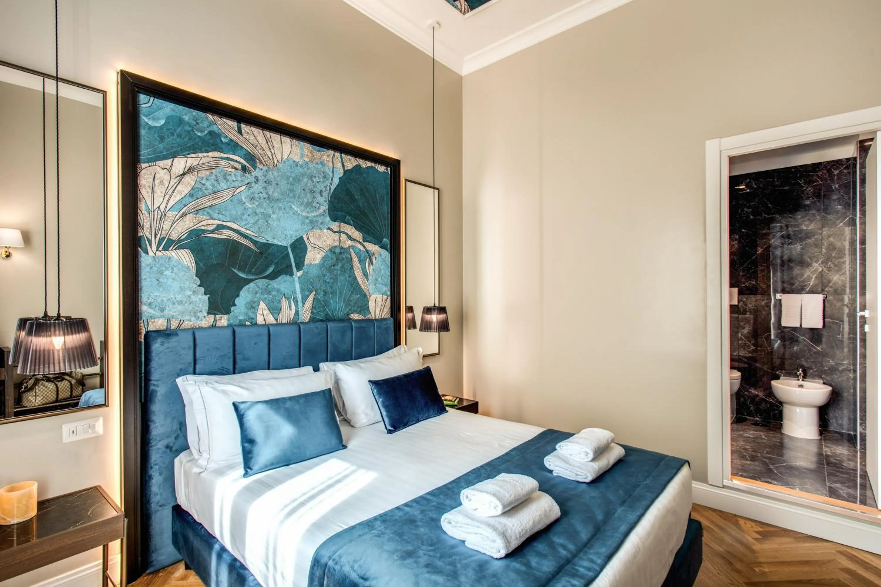 Bed in Hotel 55 Fifty-Five - Maison d'Art Collection