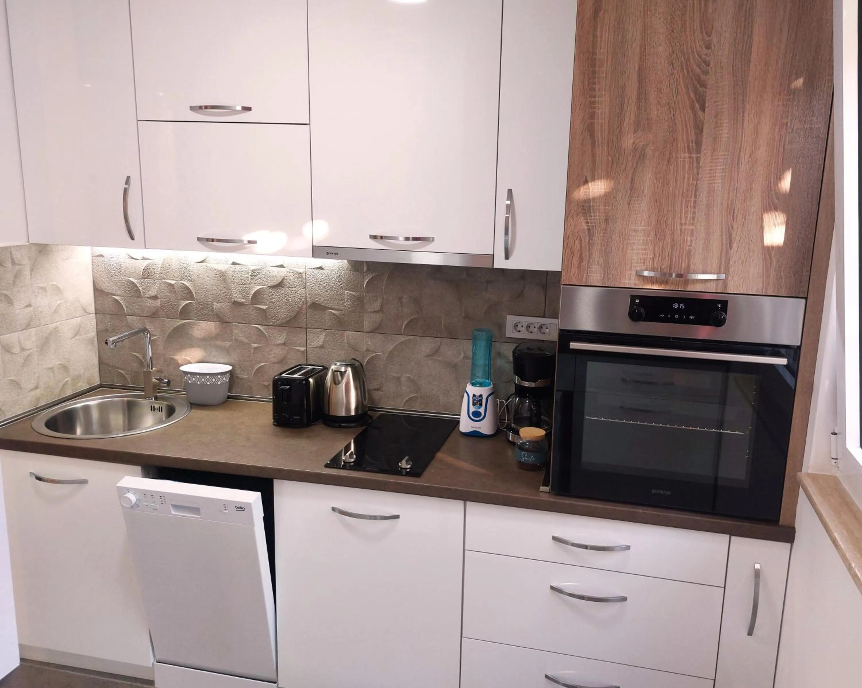 kitchen in Apartments Nancy