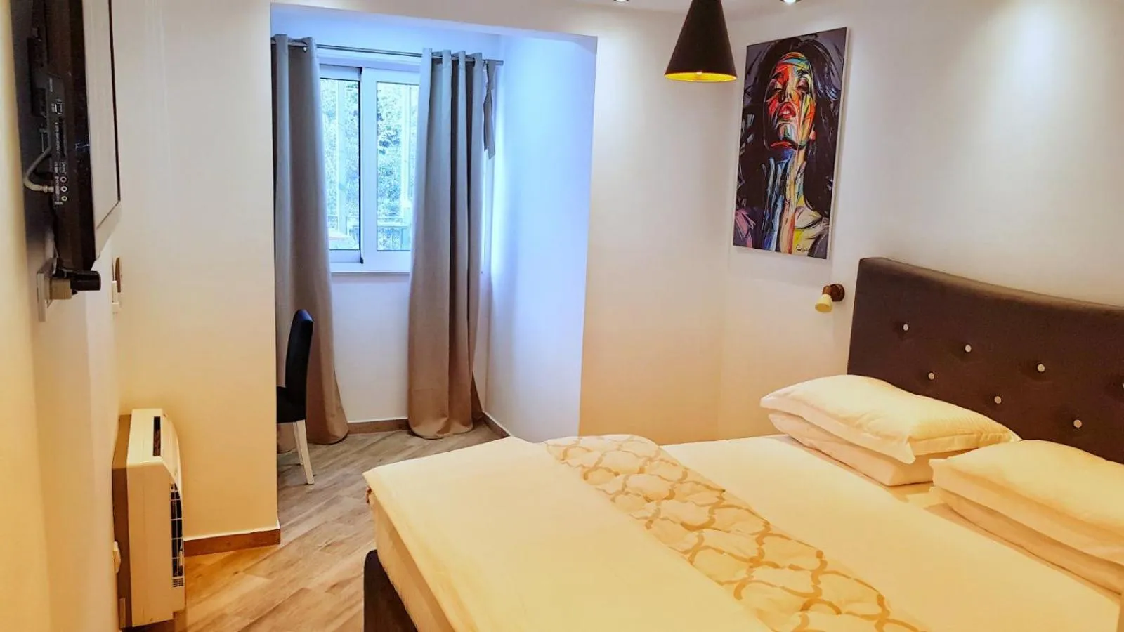 Bedroom, Bed in Apartments Nancy