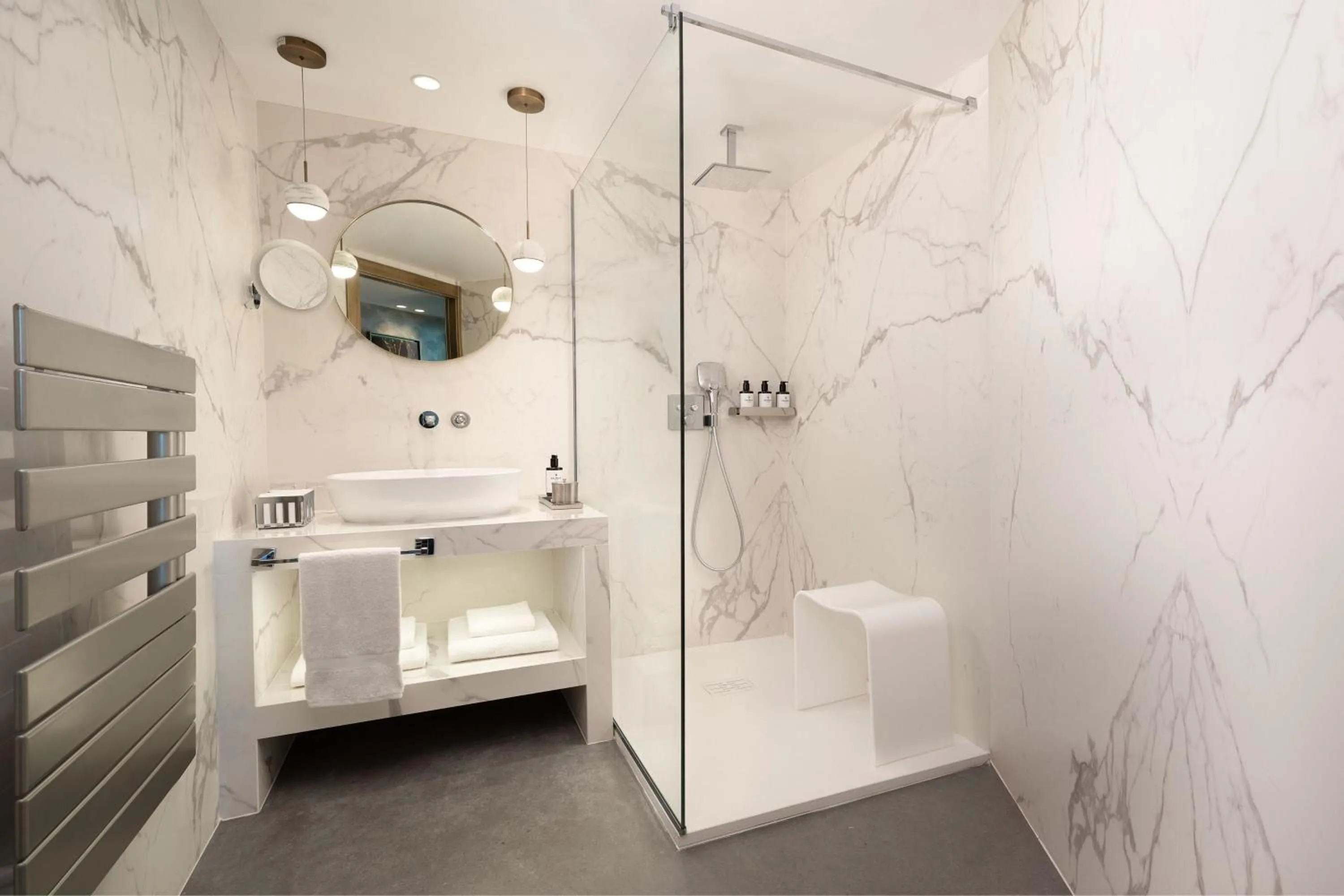 Bathroom in JW Marriott Cannes