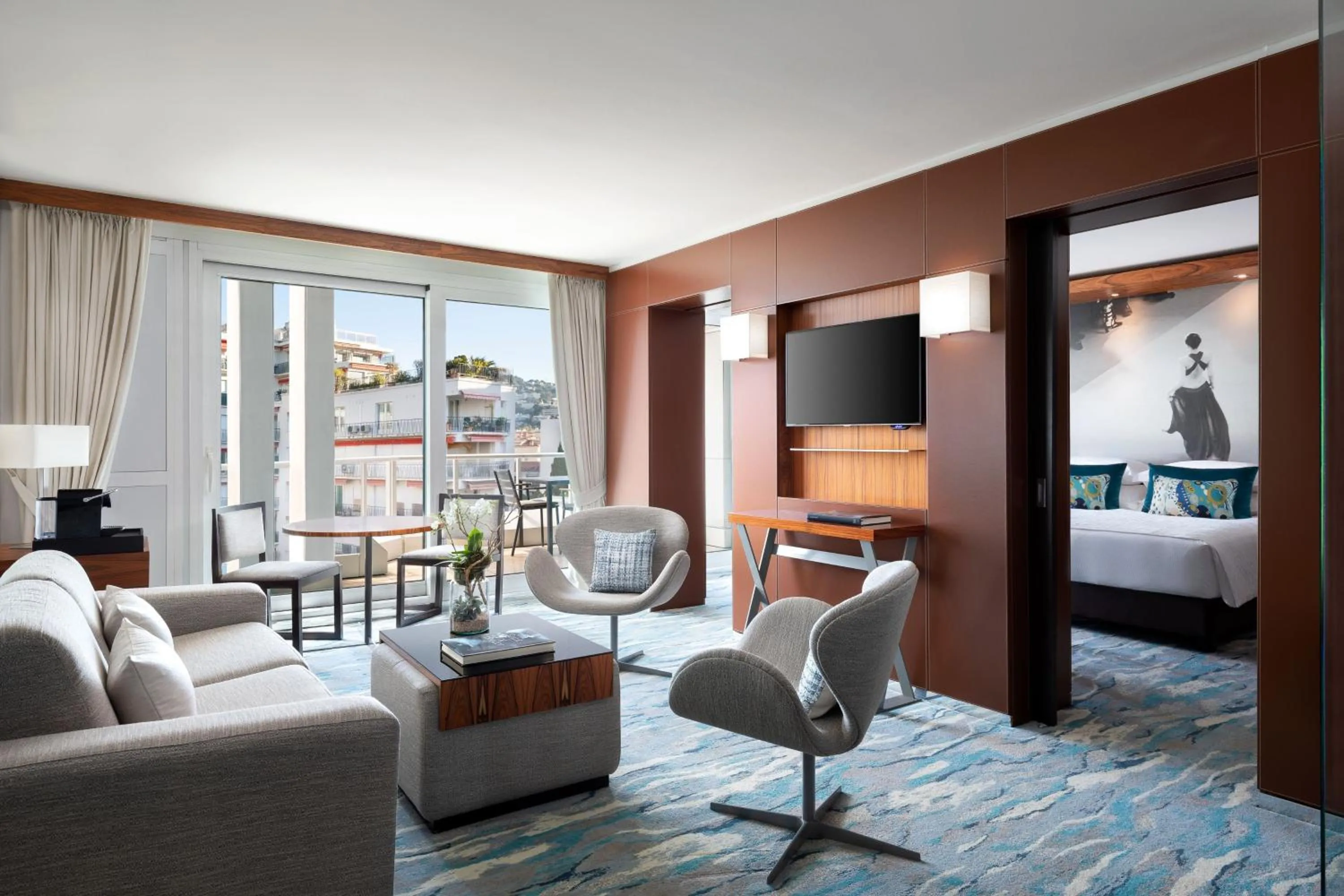 Photo of the whole room, Bed in JW Marriott Cannes