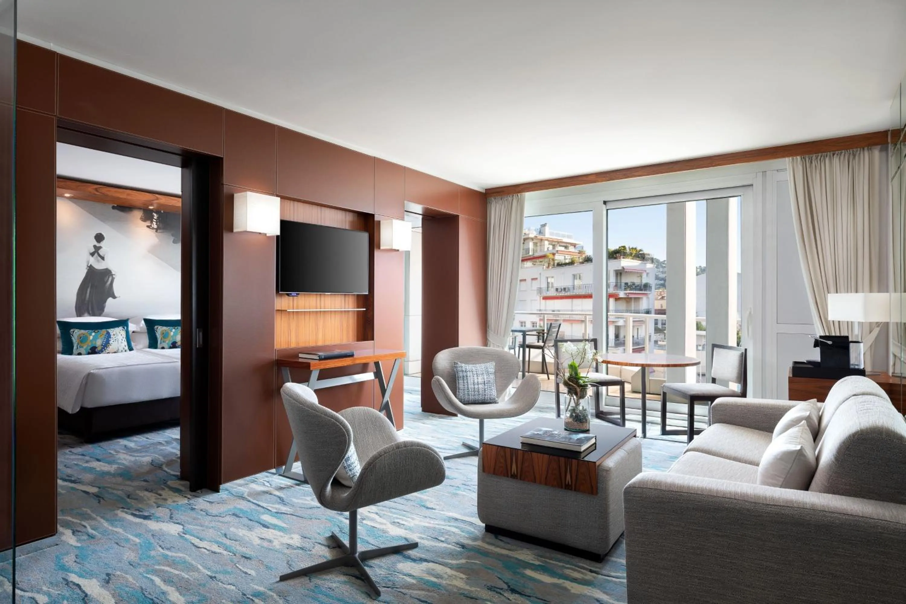 Photo of the whole room, Bed in JW Marriott Cannes