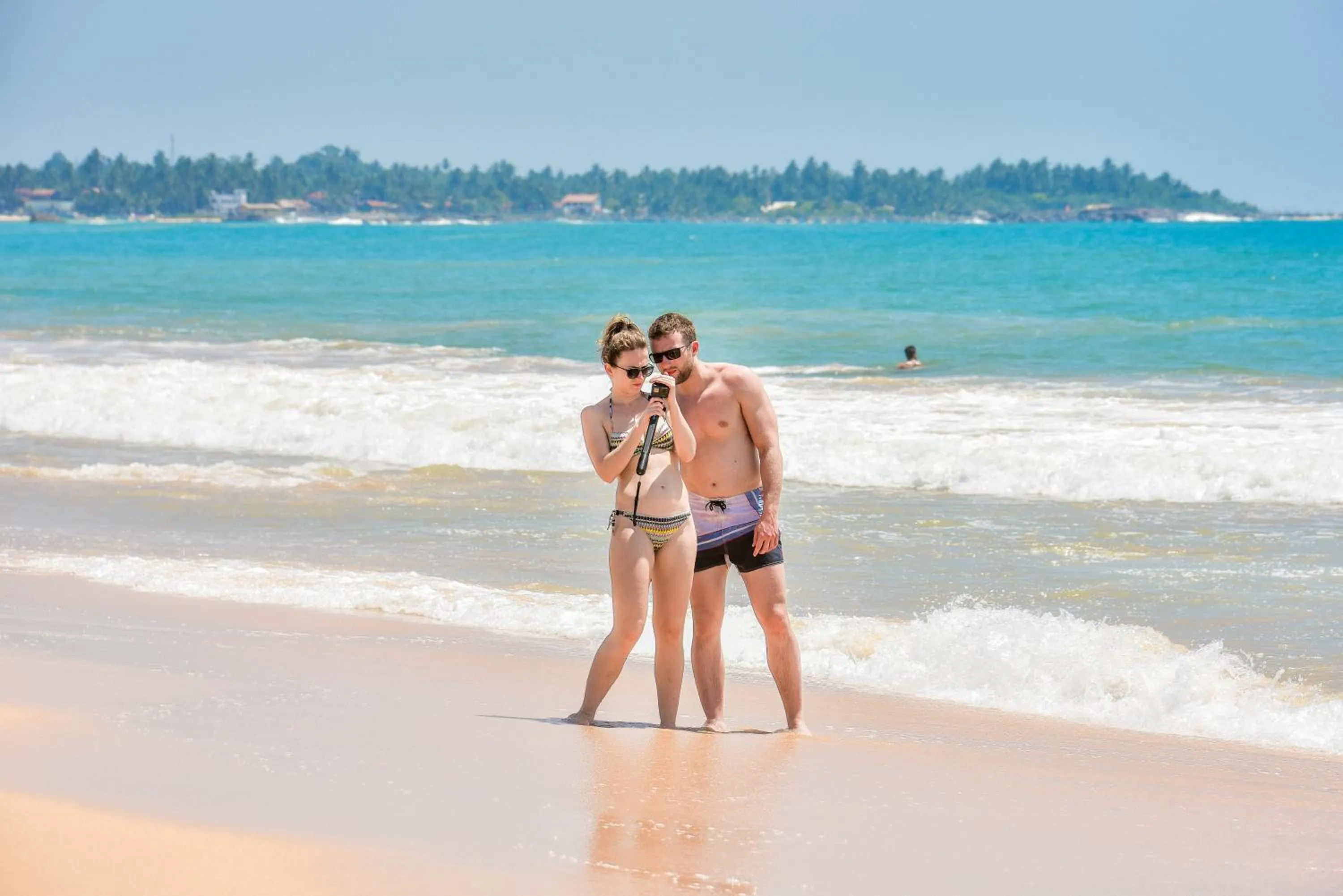 People in International Beach Hotel & Restaurant