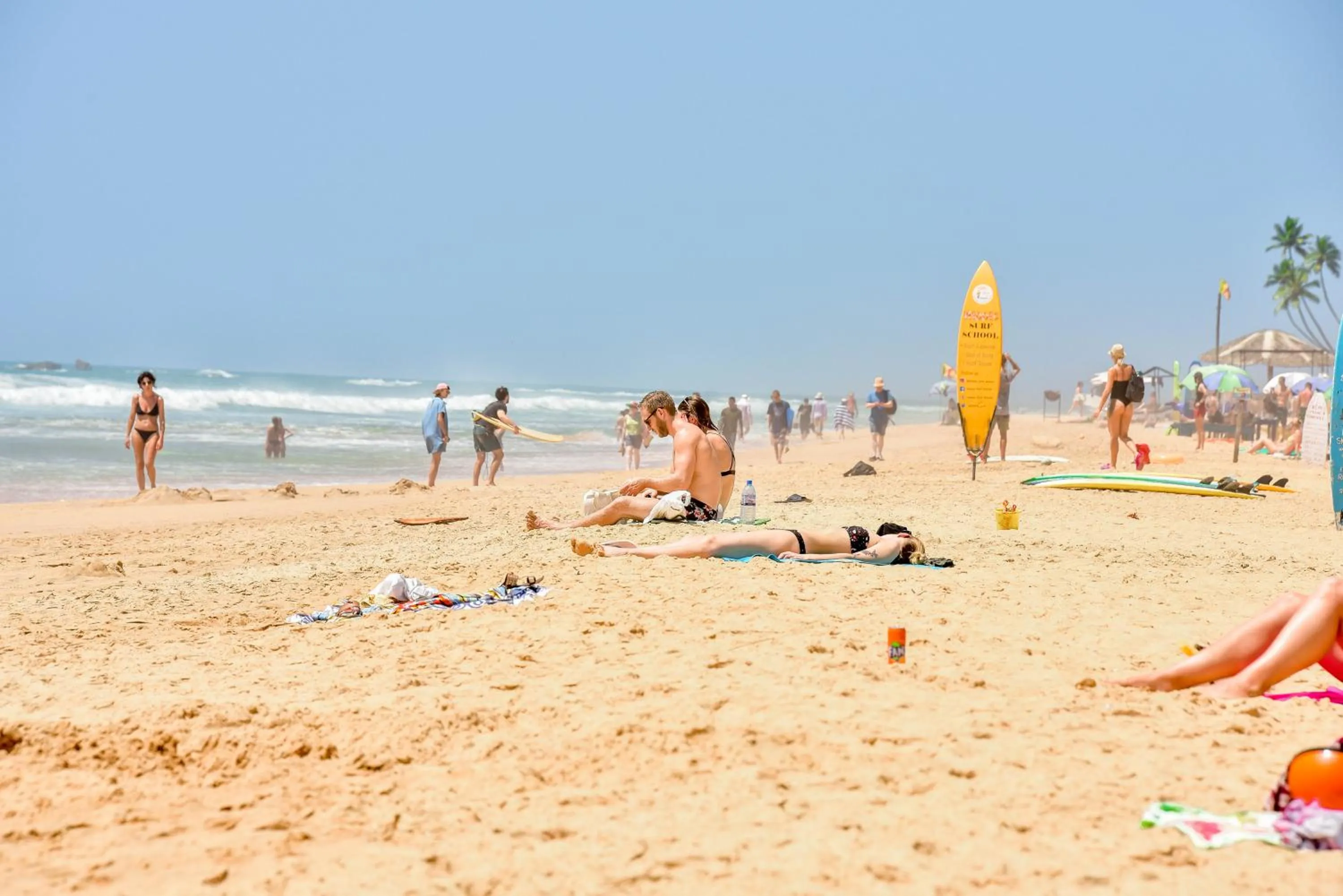 People in International Beach Hotel & Restaurant