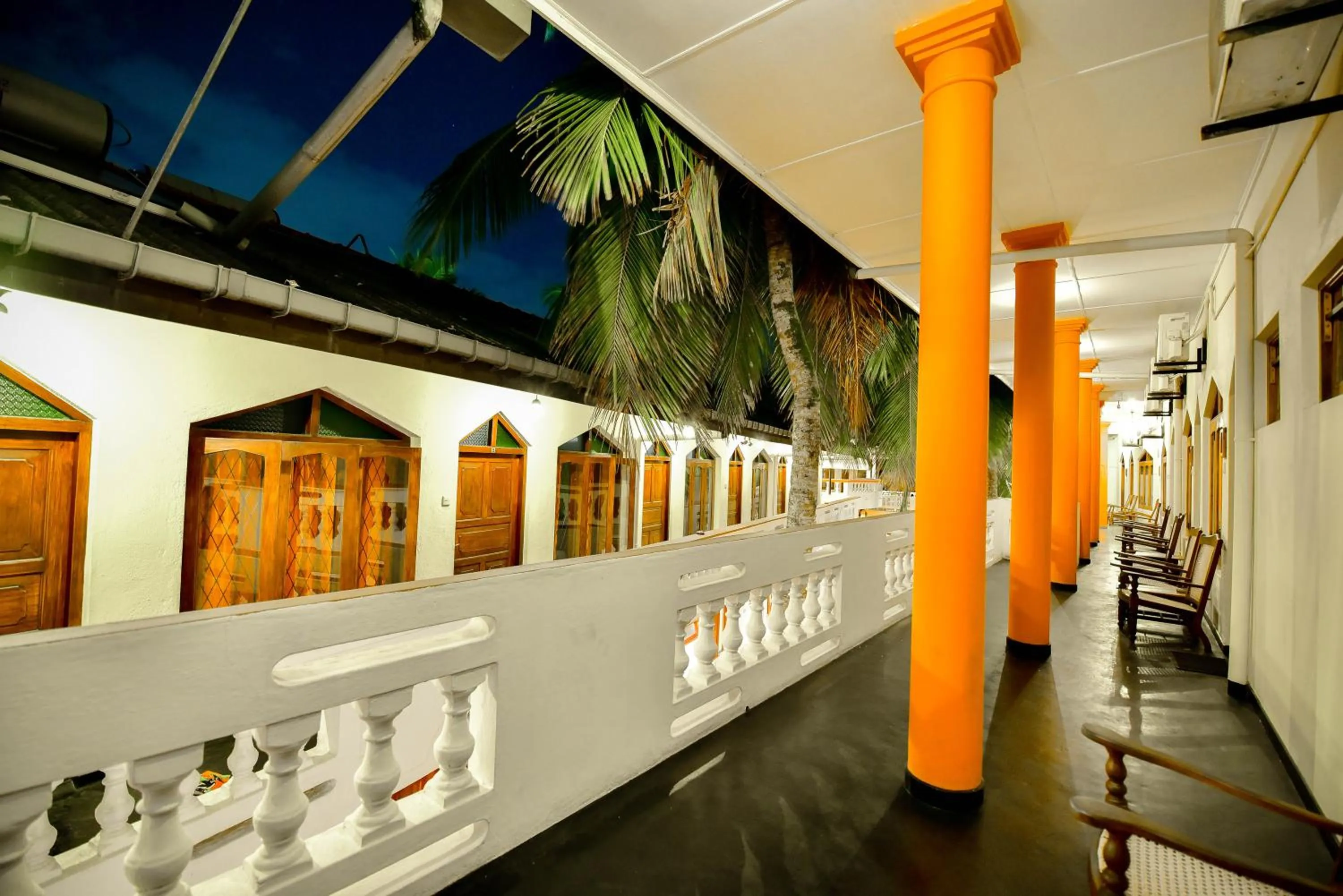 Balcony/Terrace in International Beach Hotel & Restaurant