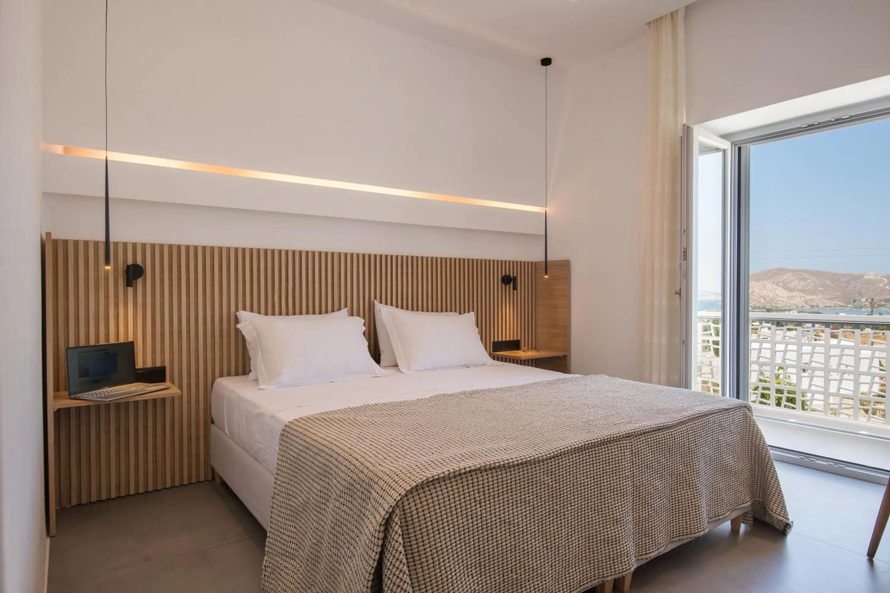 Bedroom, Bed in Blue Mare Villas