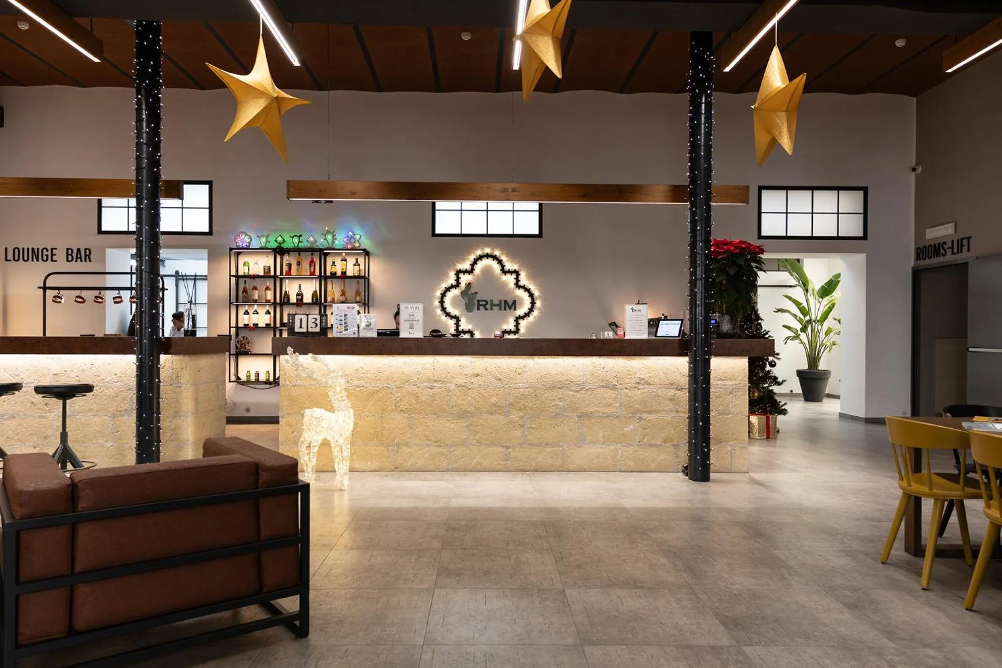 Lobby or reception in Residence Hotel Moderno