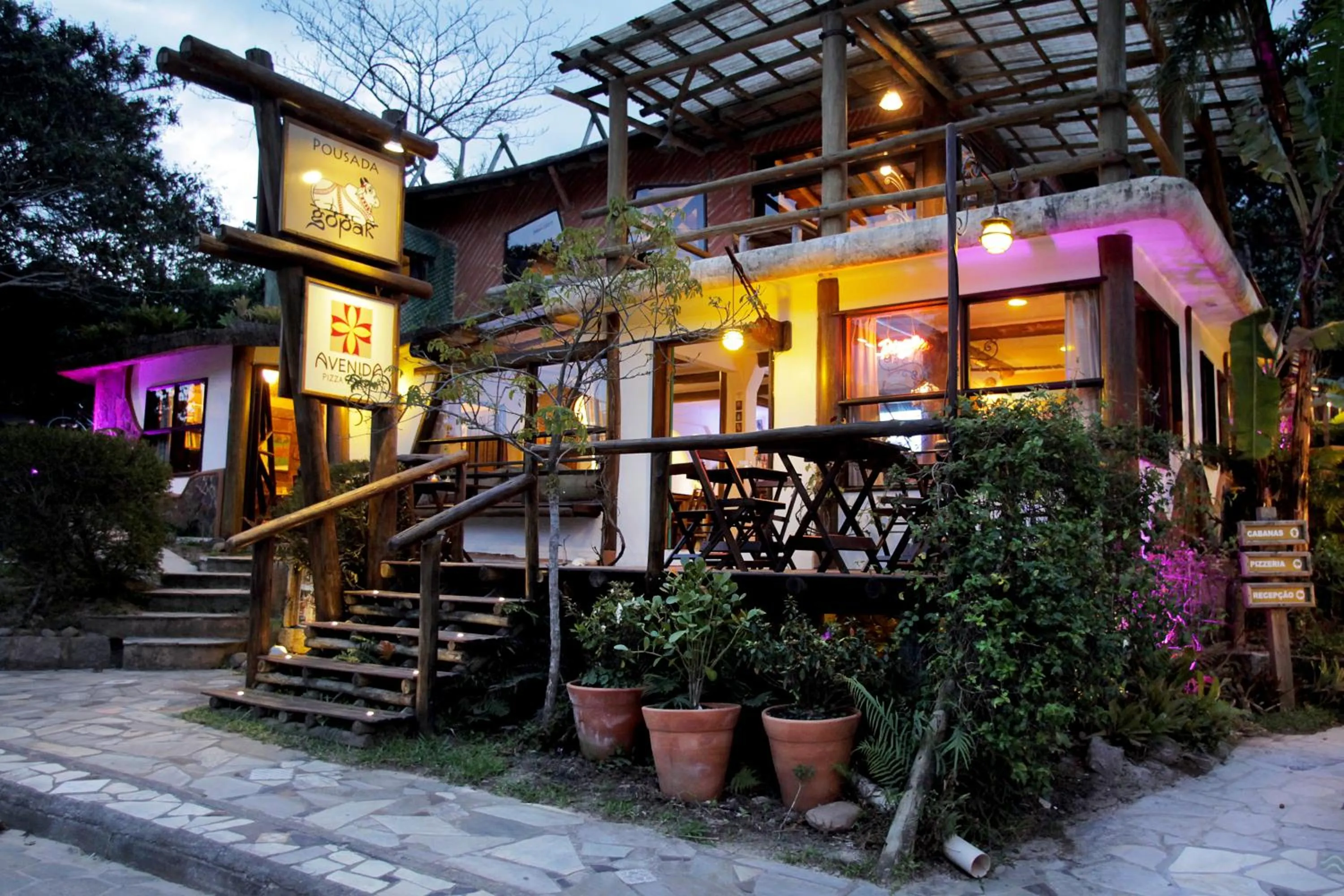 Facade/entrance in Pousada Gopak