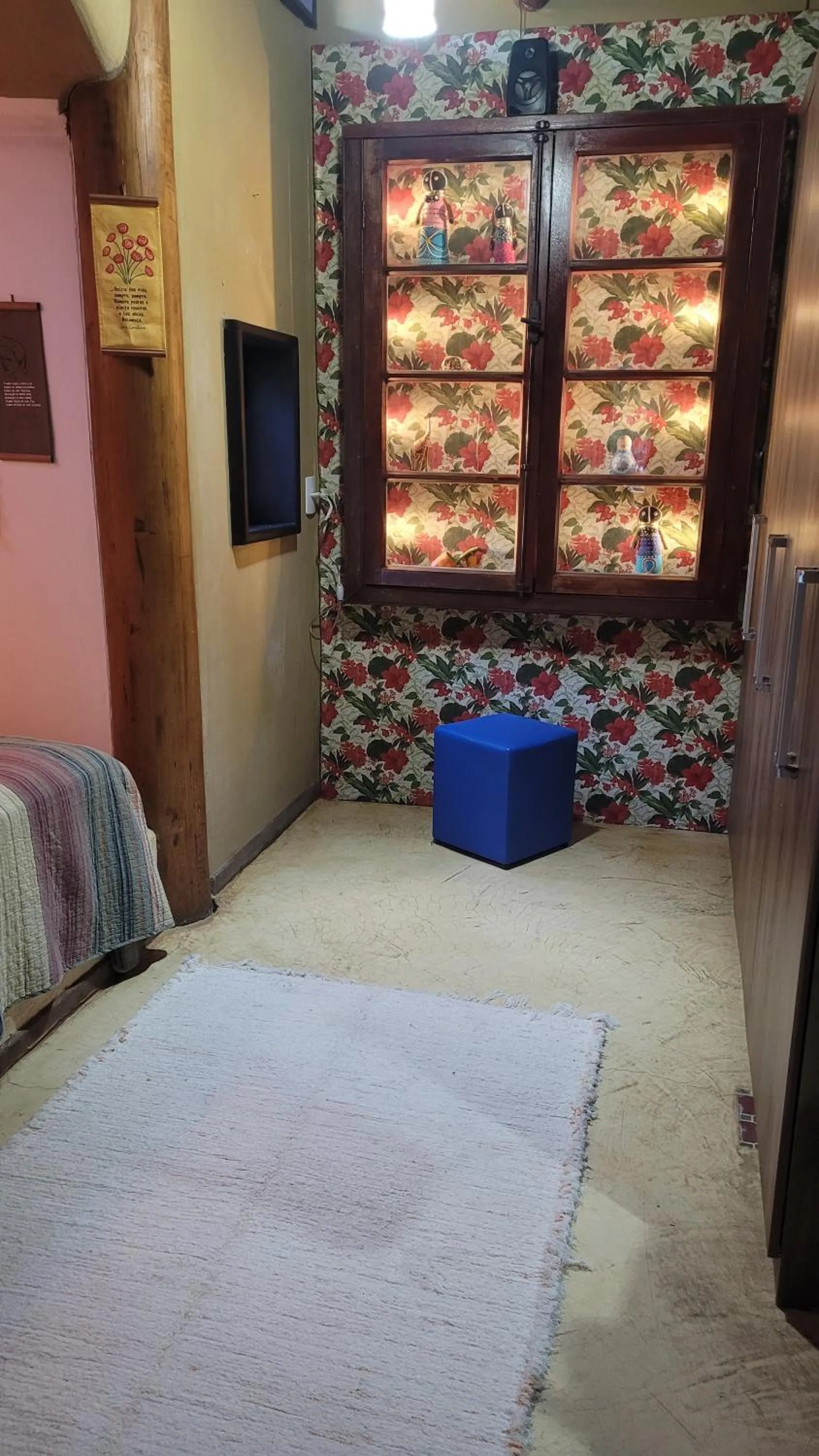 Bed in Pousada Gopak