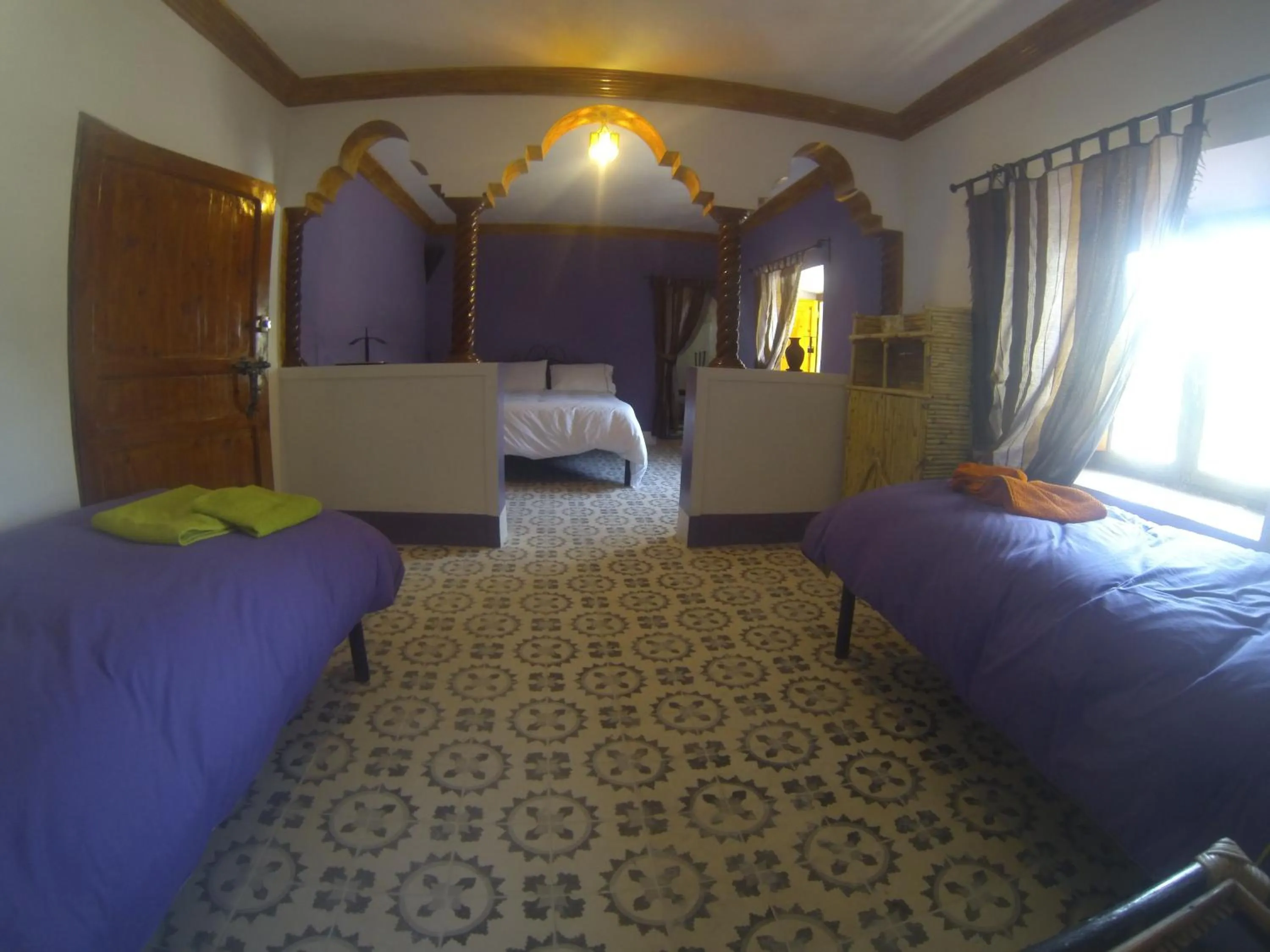 Photo of the whole room, Bed in kasbah 123 soleil