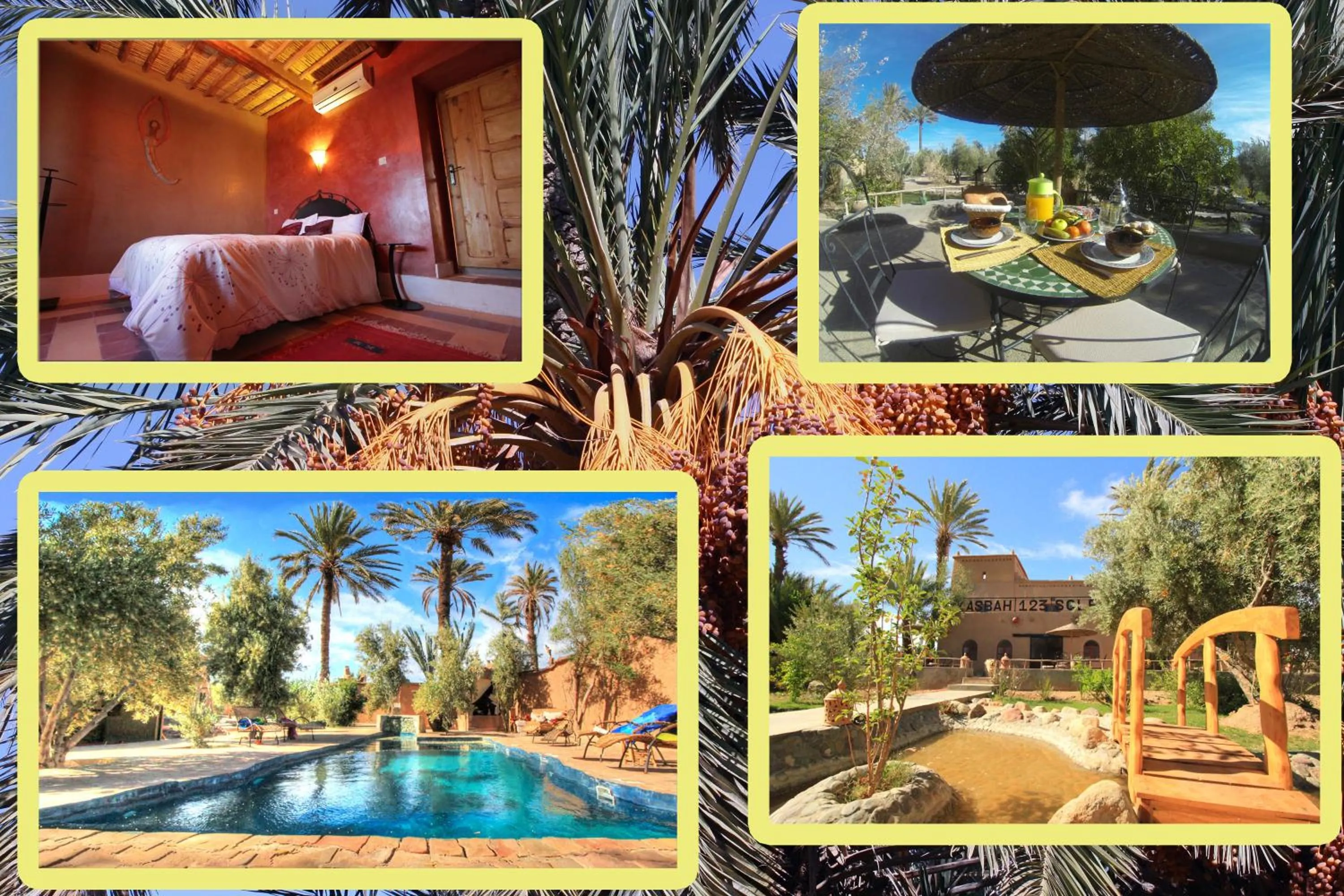 Decorative detail in kasbah 123 soleil