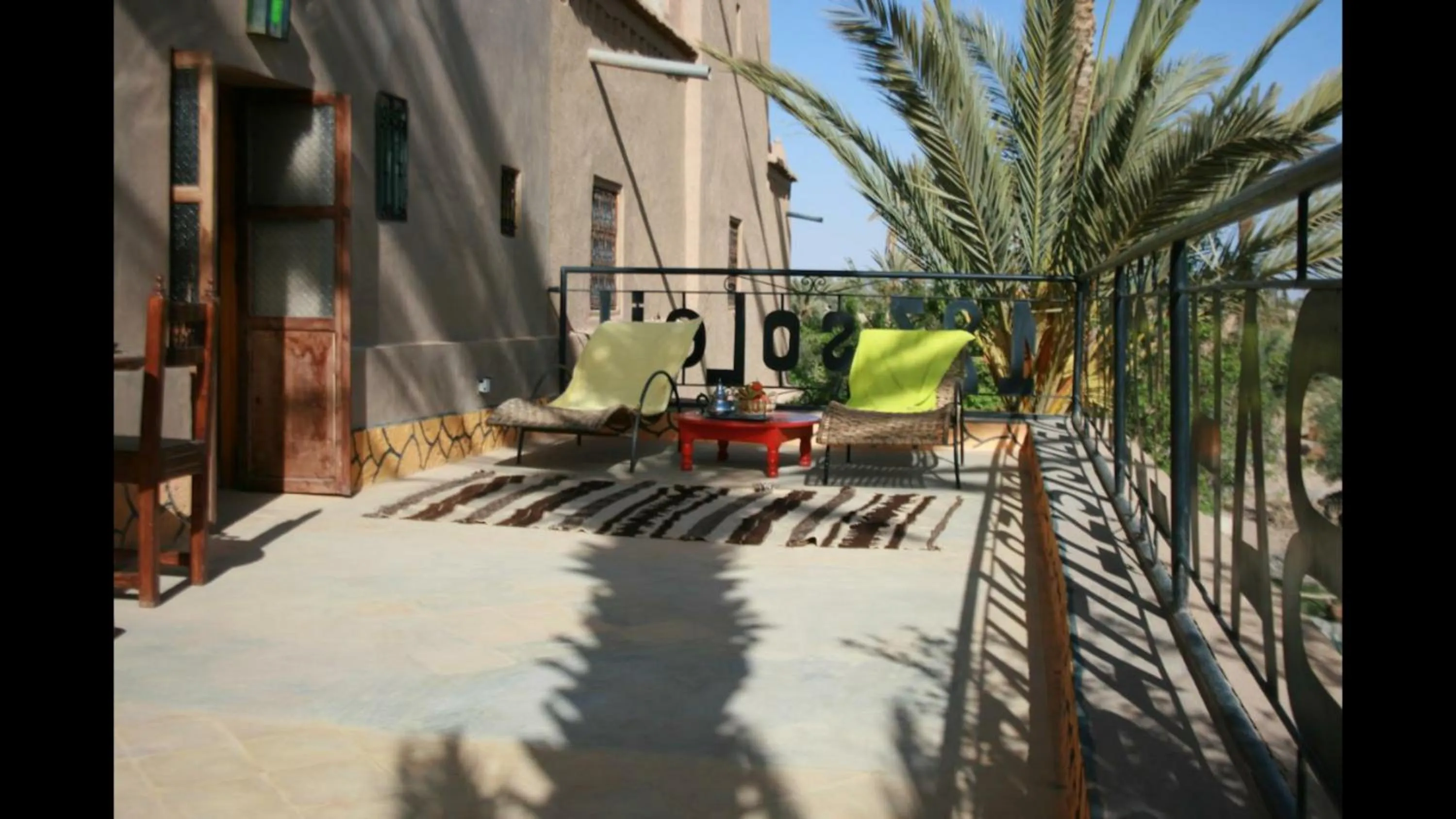 Balcony/Terrace in kasbah 123 soleil