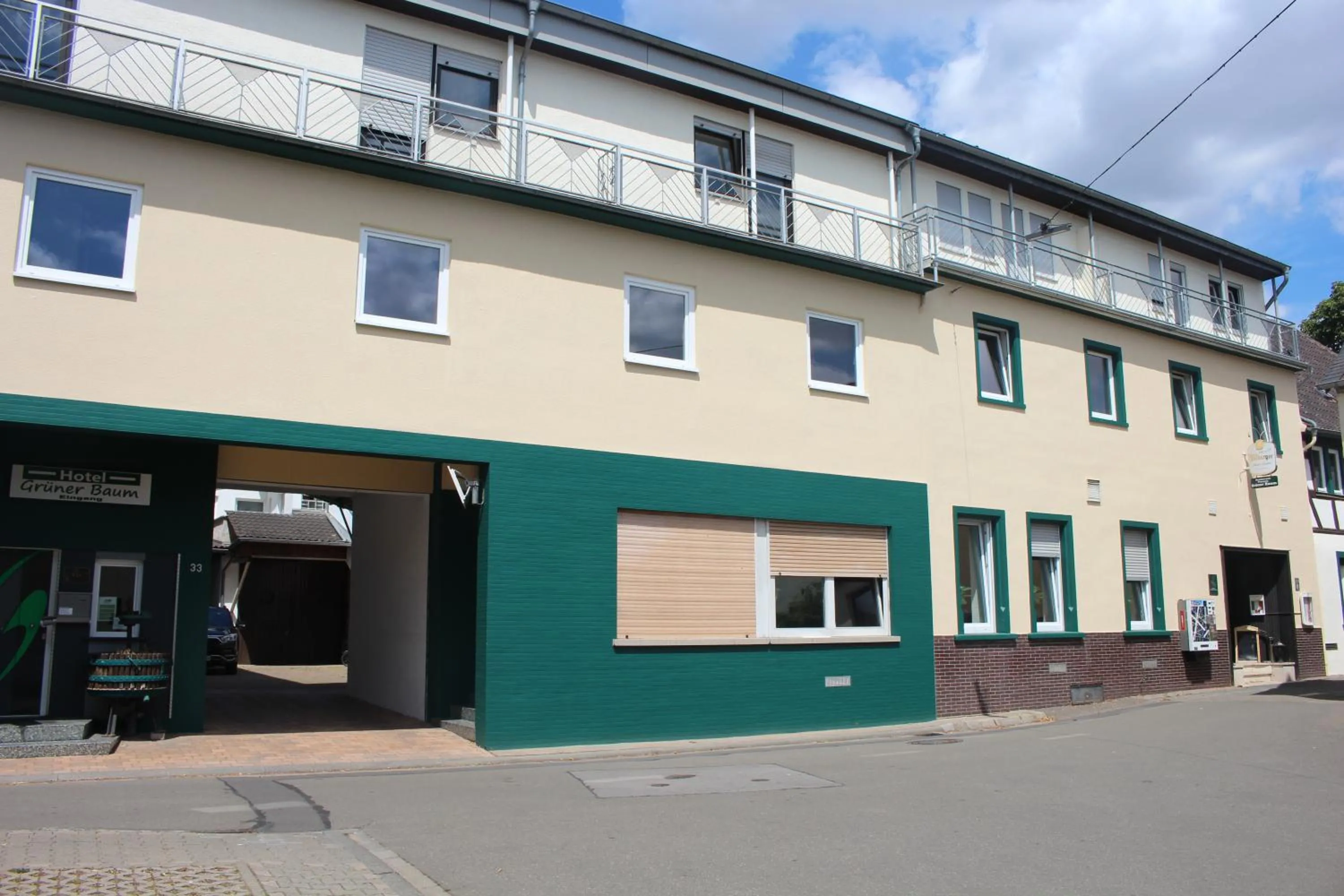 Property building in Hotel Grüner Baum