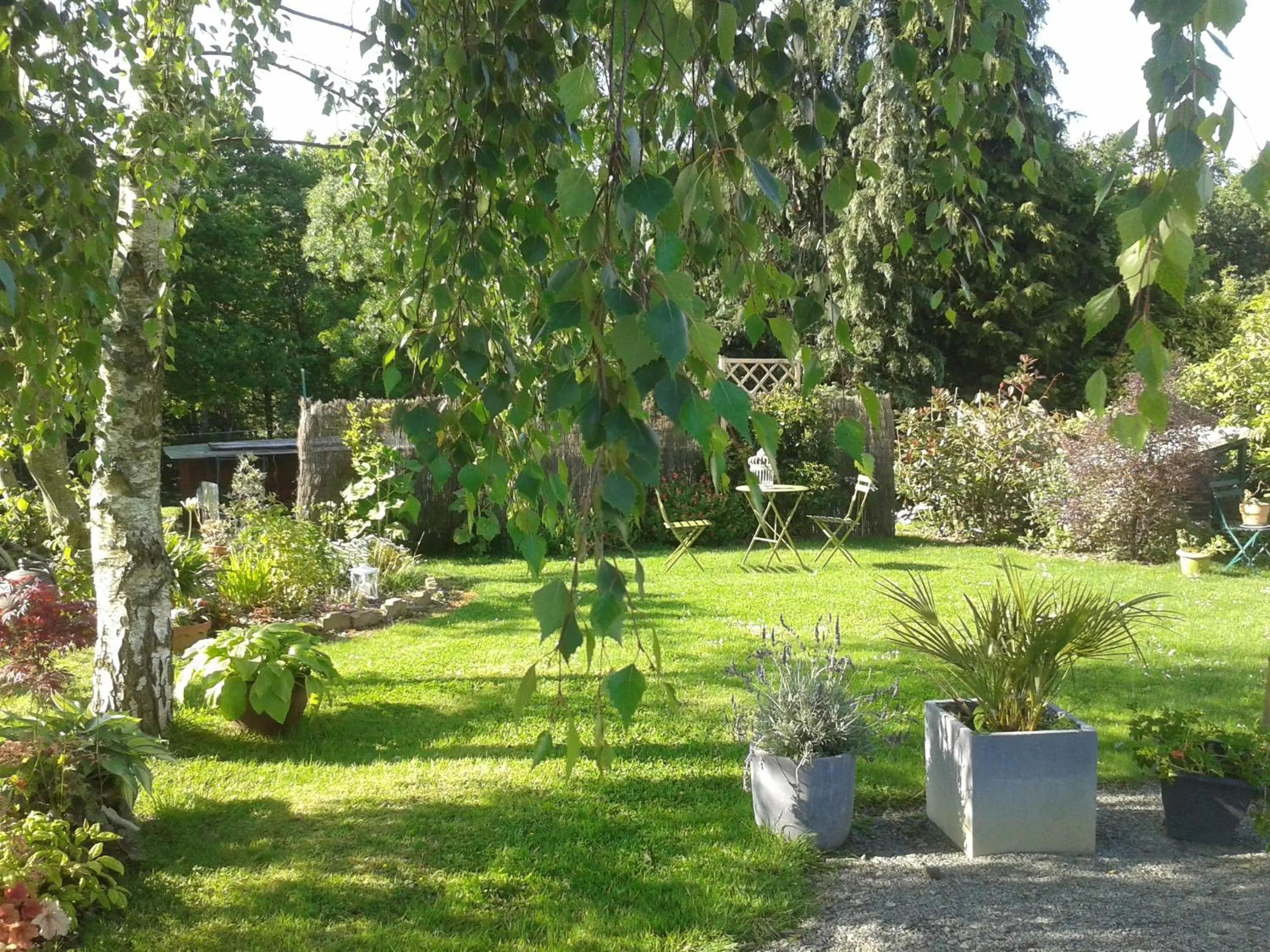 Garden in Maison d'hôtes Les Vallées