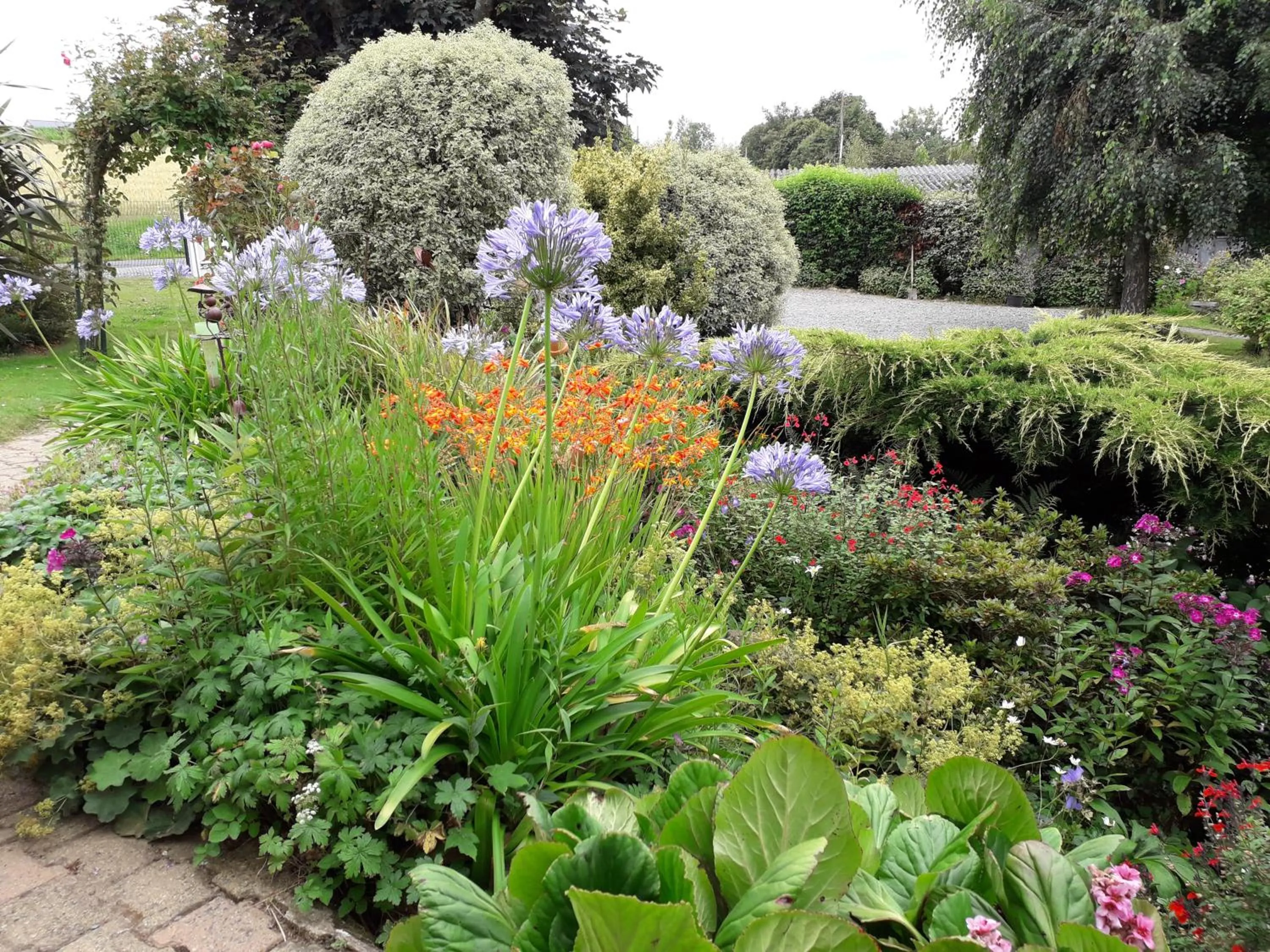 Garden view in Maison d'hôtes Les Vallées