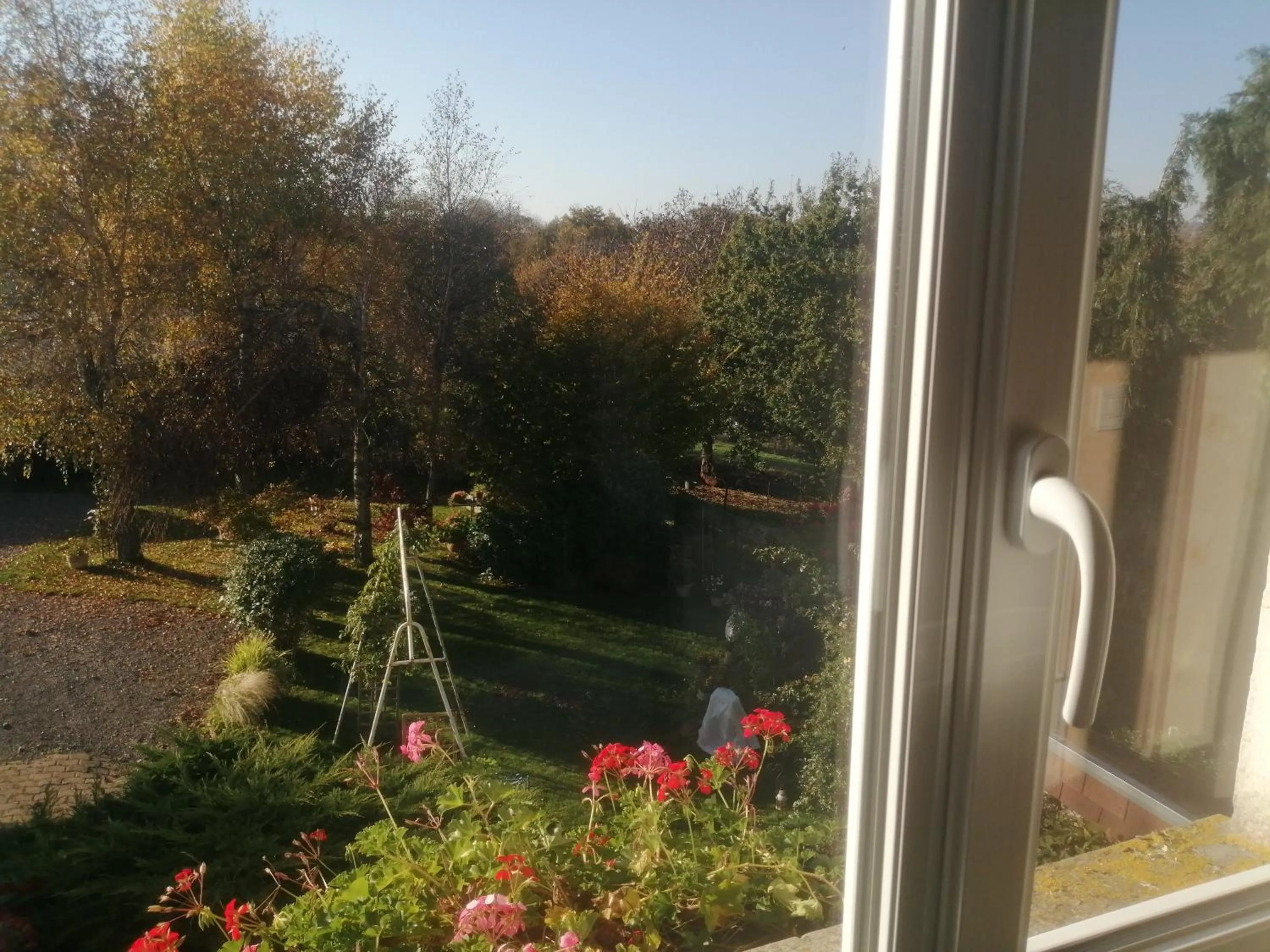 Garden view in Maison d'hôtes Les Vallées