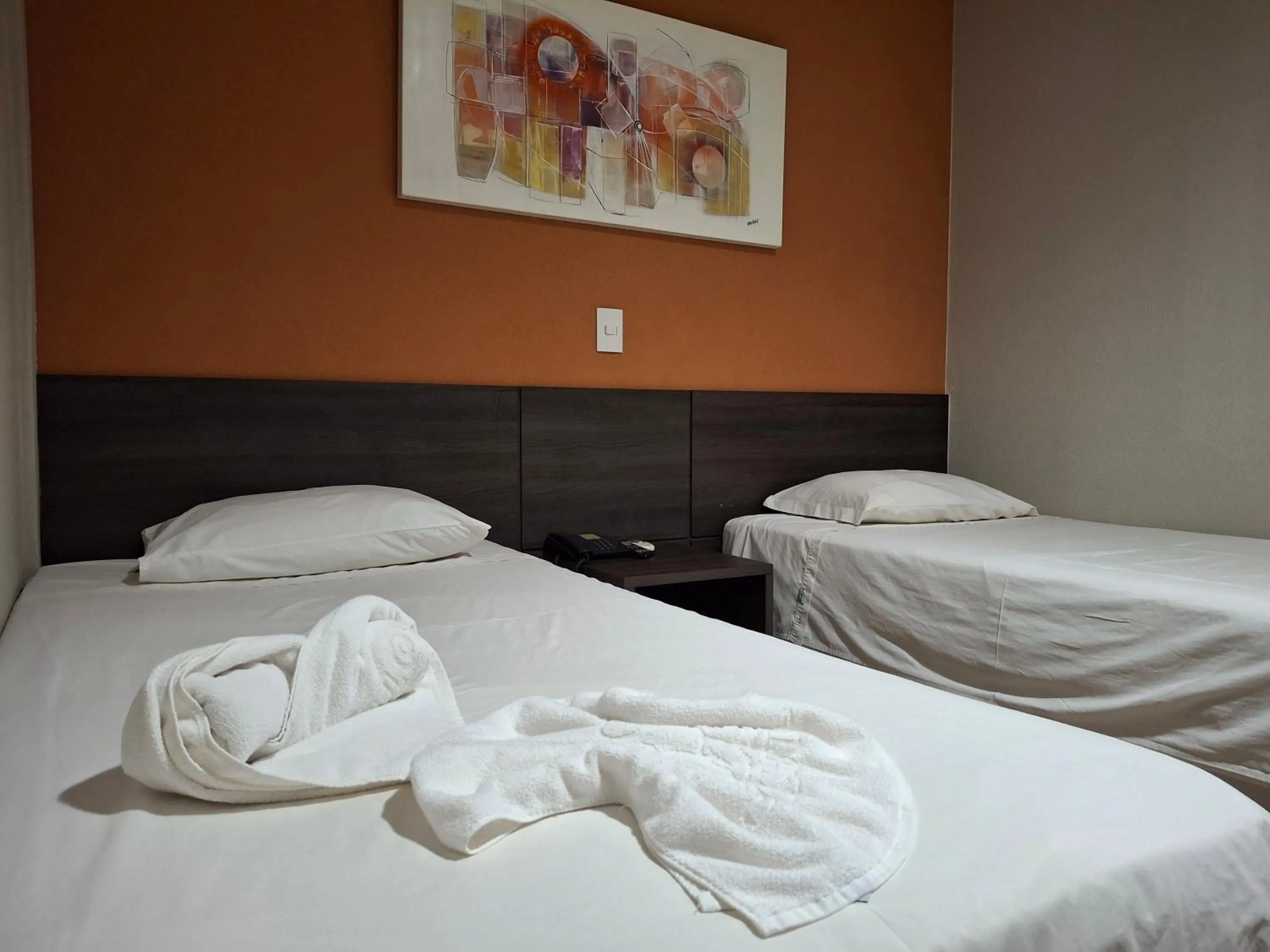 Bed in Ônix Inn Hotel Cravinhos