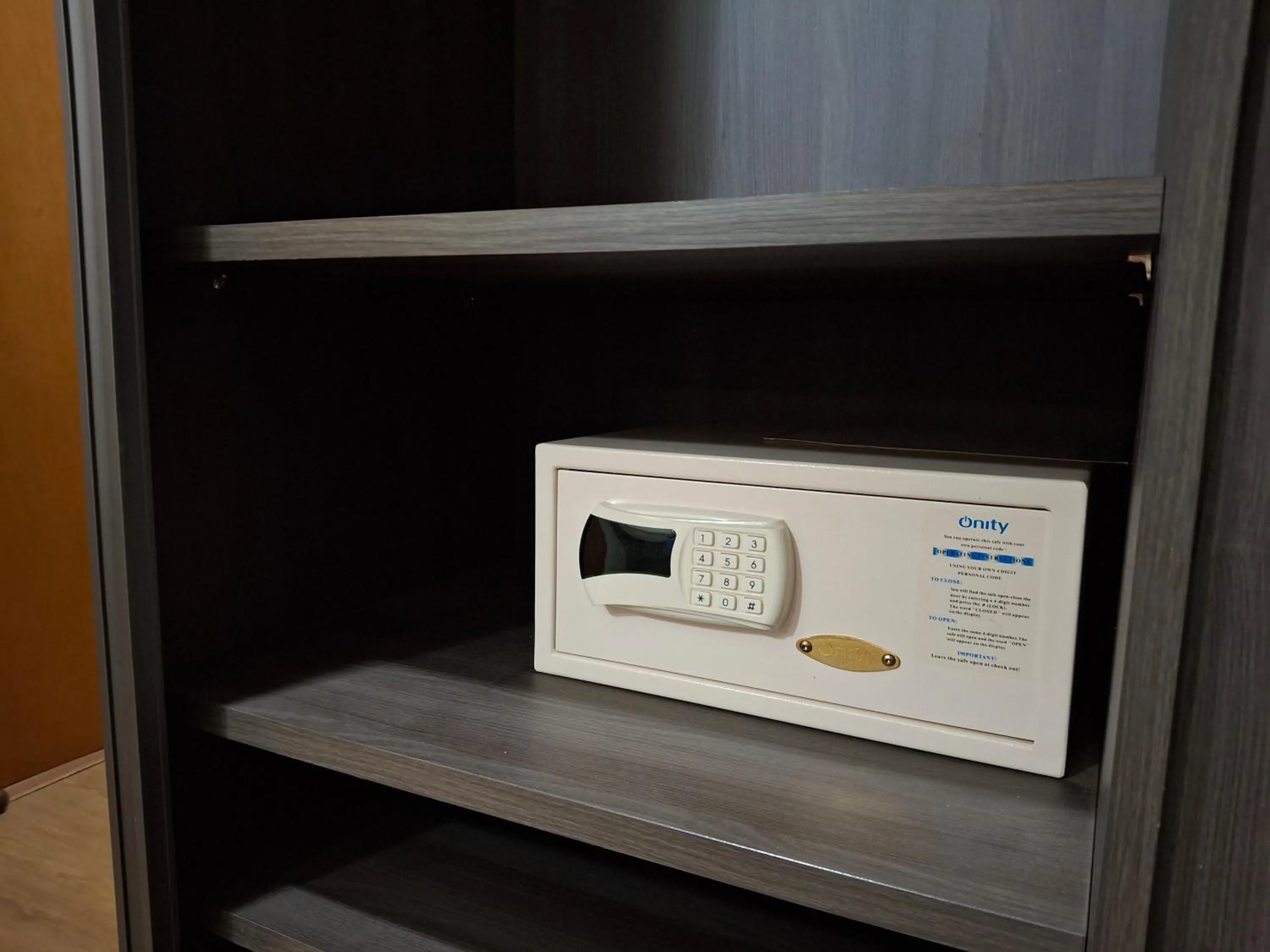 safe in Ônix Inn Hotel Cravinhos