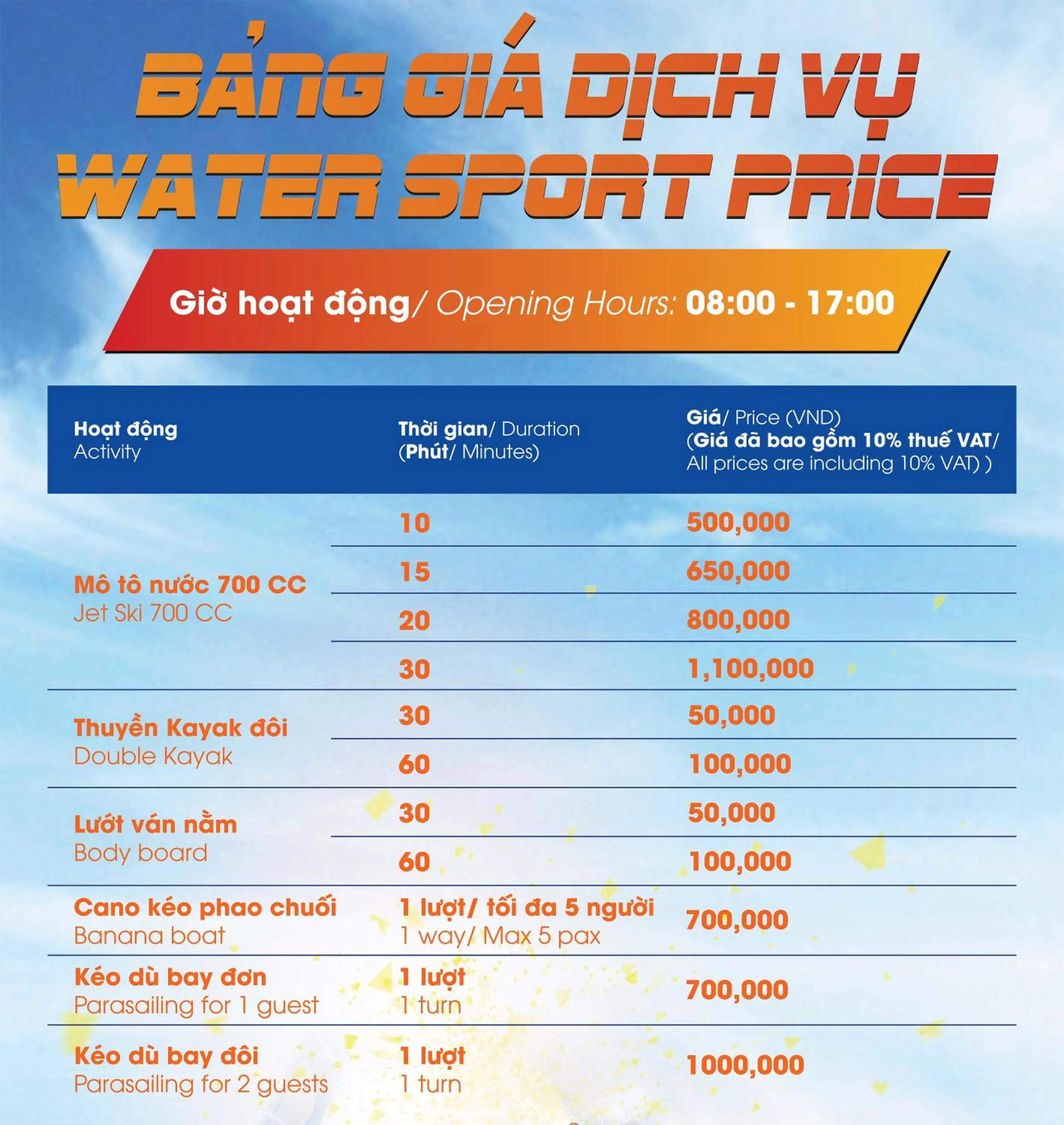 Activities in Carinae Danang Hotel