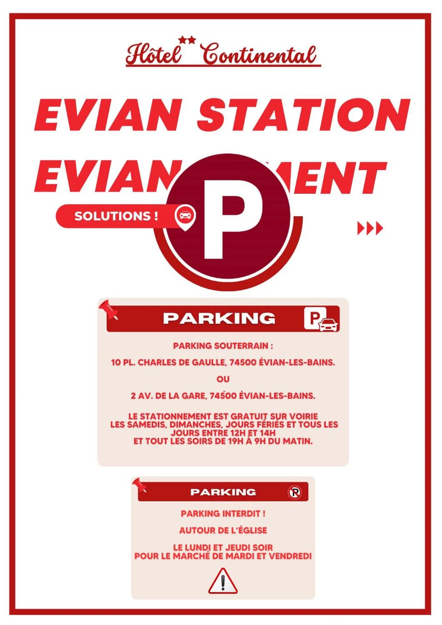 Text overlay in Hôtel Restaurant Continental