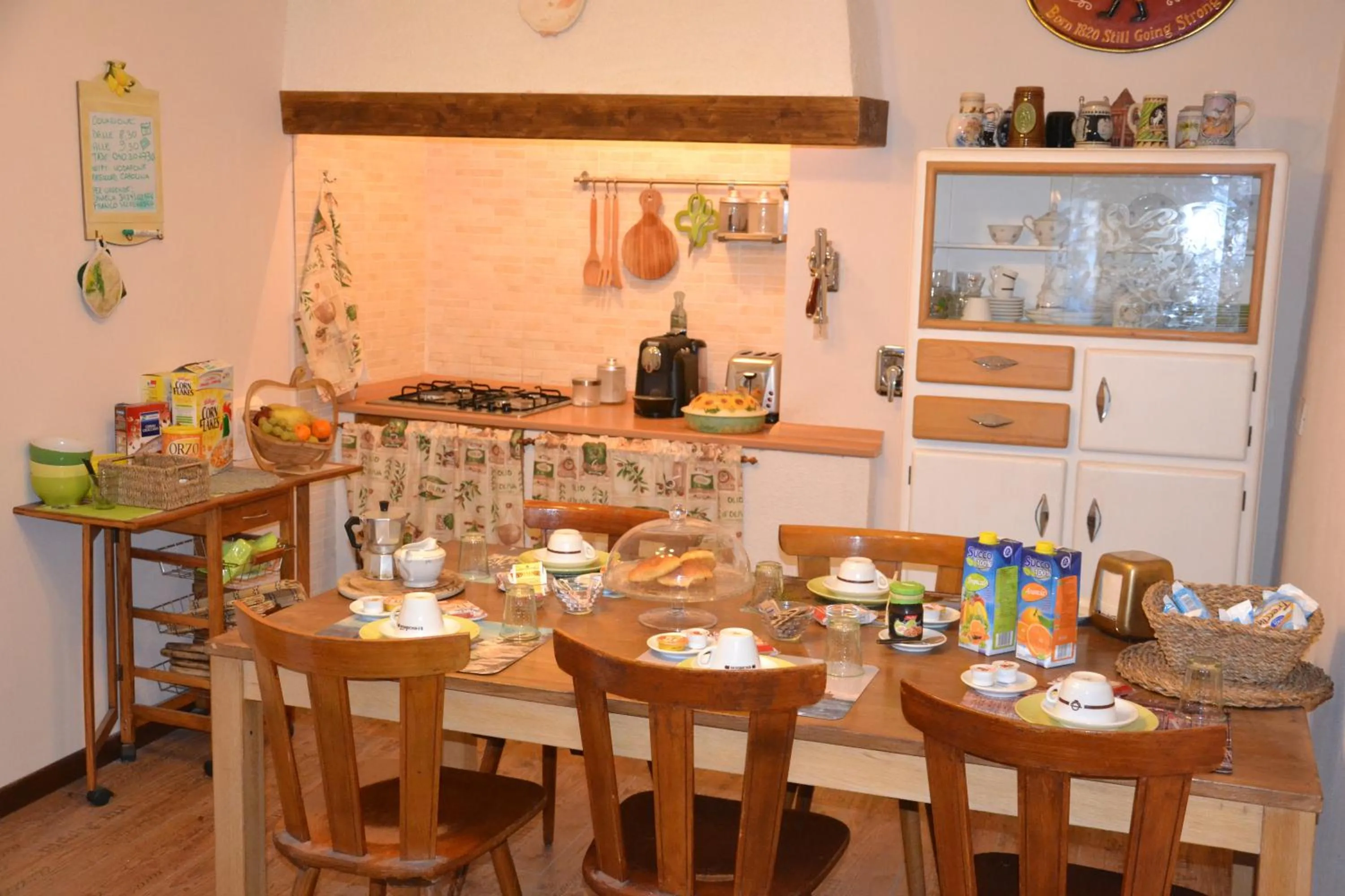 Restaurant/places to eat in Bed and Breakfast al Cucherle