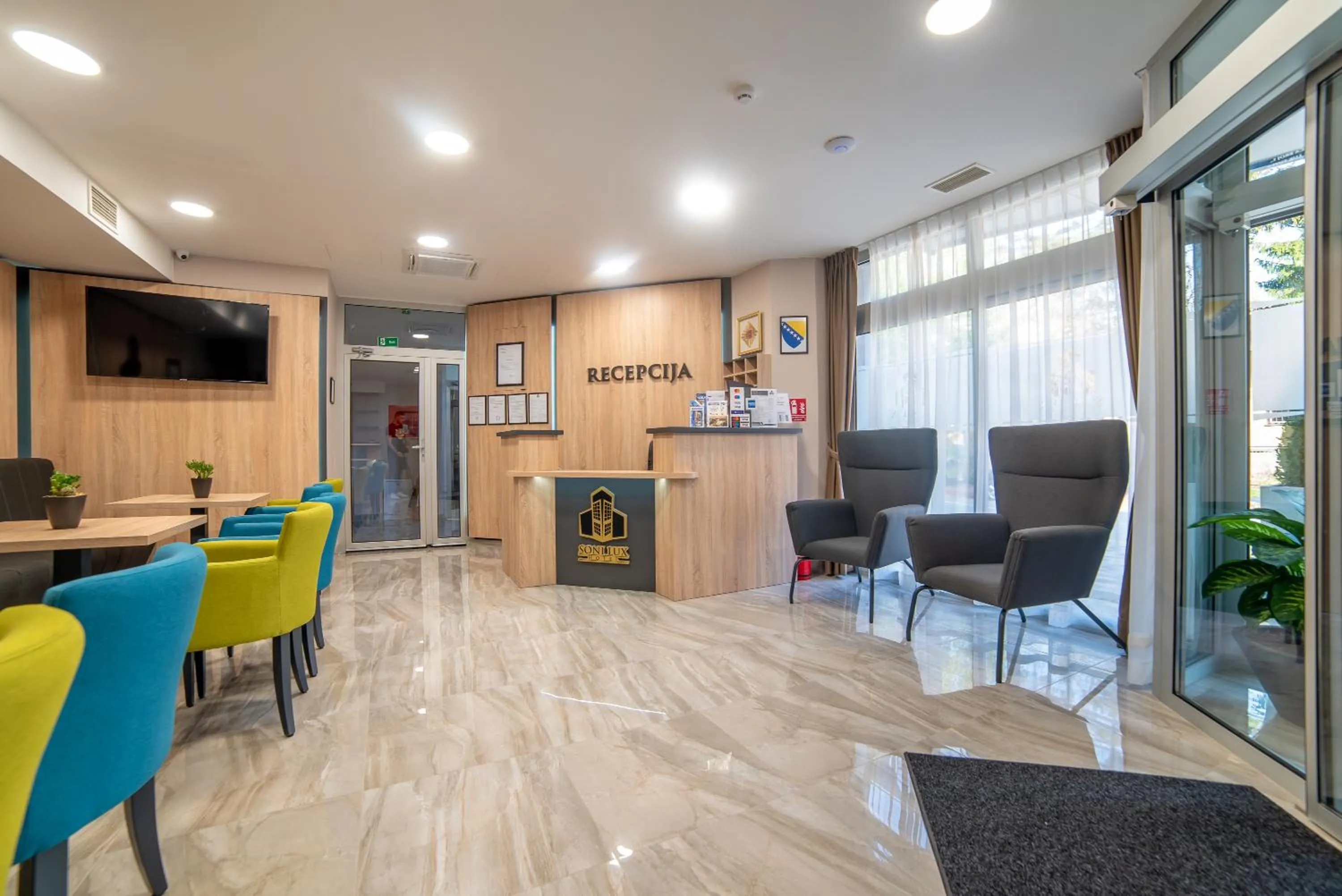 Lobby or reception in Hotel Soni Lux