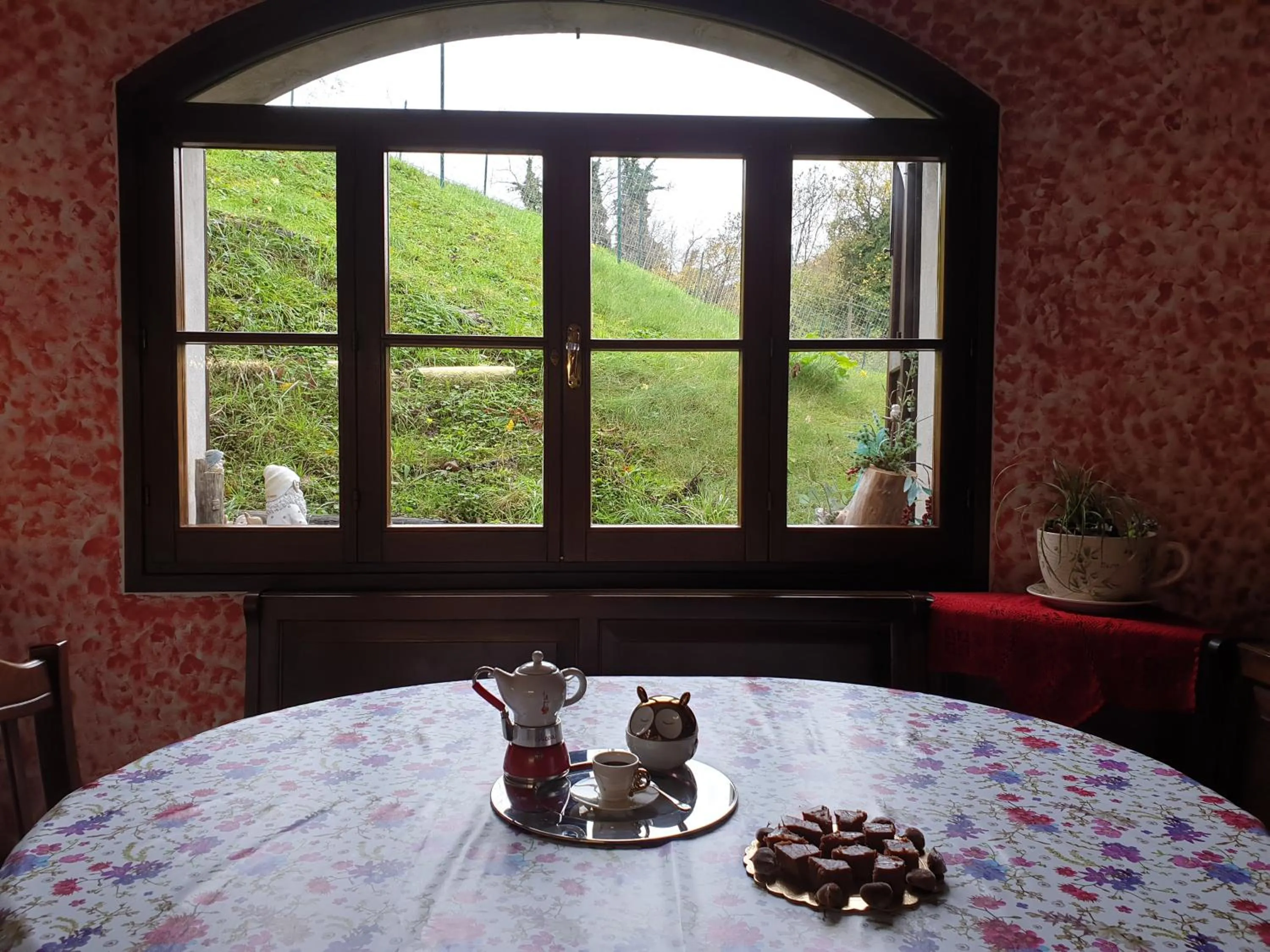 Garden view in B&B il Bagarello