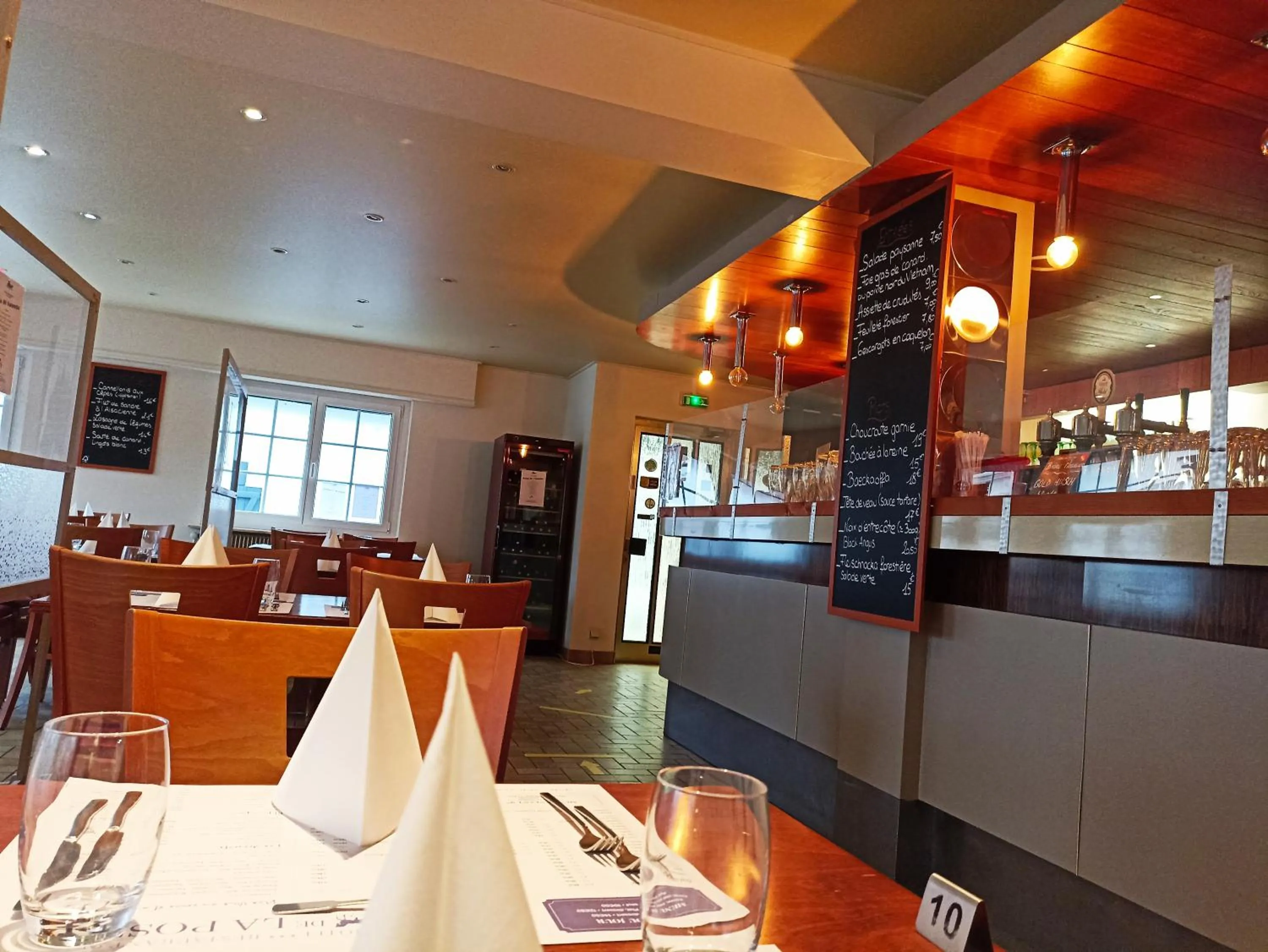 Restaurant/places to eat in Hotel Restaurant De La Poste Mulhouse Ottmarsheim