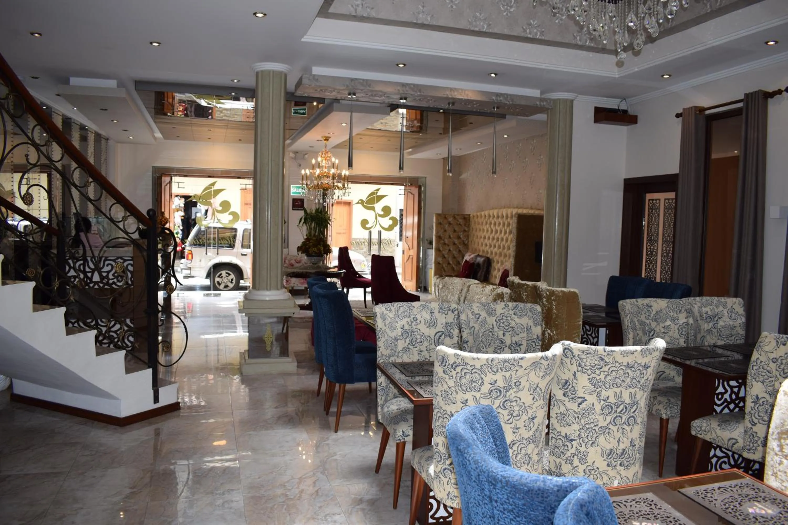 Lobby or reception in Alejandrina Hotel