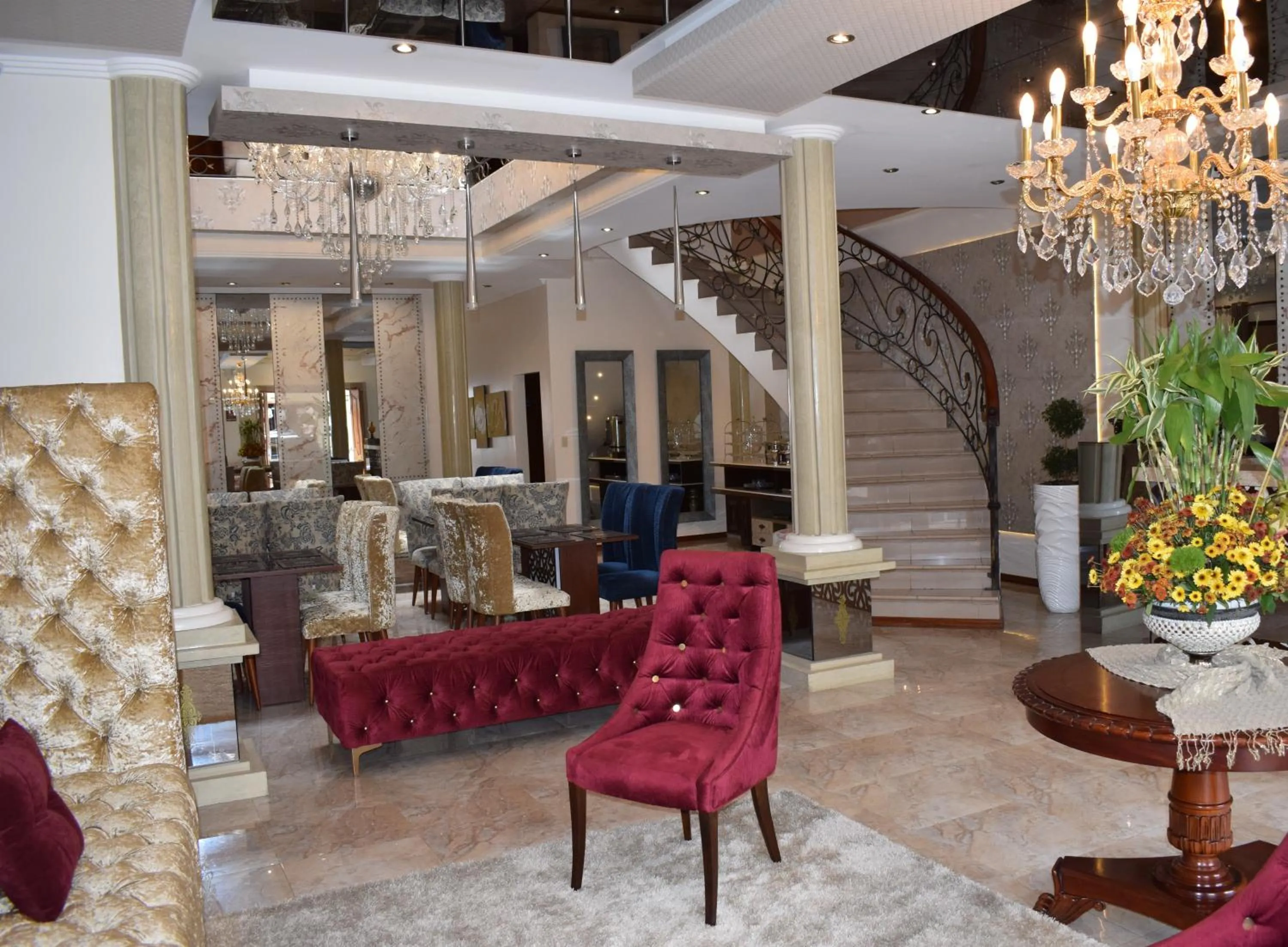 Living room in Alejandrina Hotel