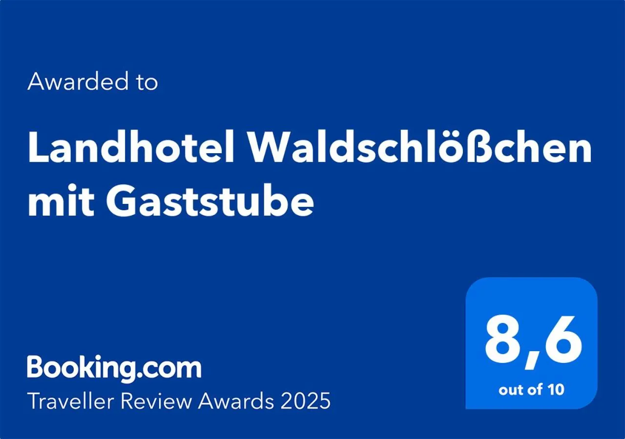 Property logo or sign in Landhotel Waldschlößchen mit Gaststube