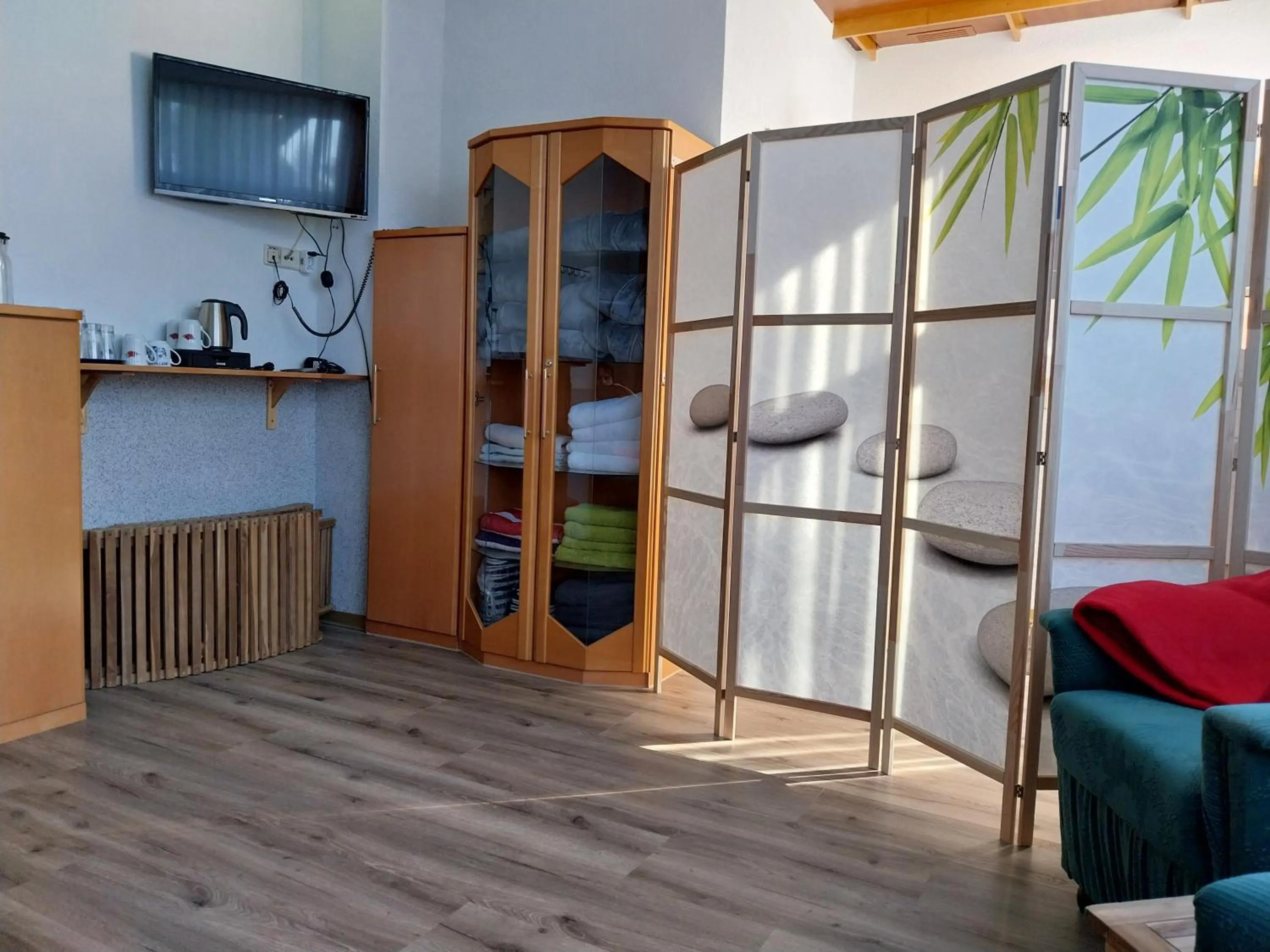 Sauna in Landhotel Waldschlößchen mit Gaststube