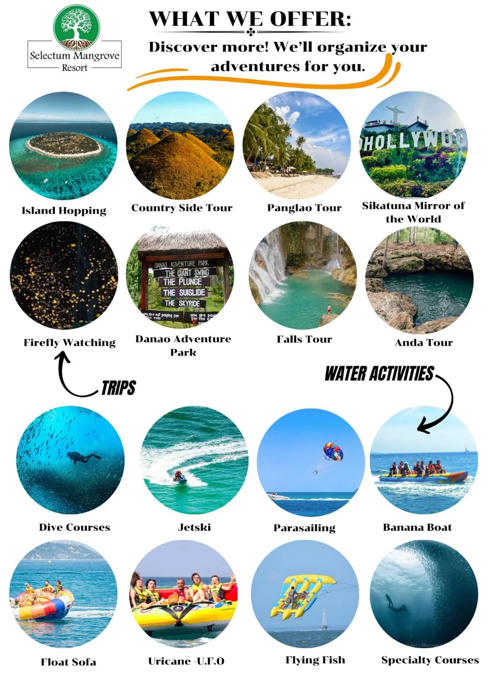 Activities in Selectum Mangrove Resort