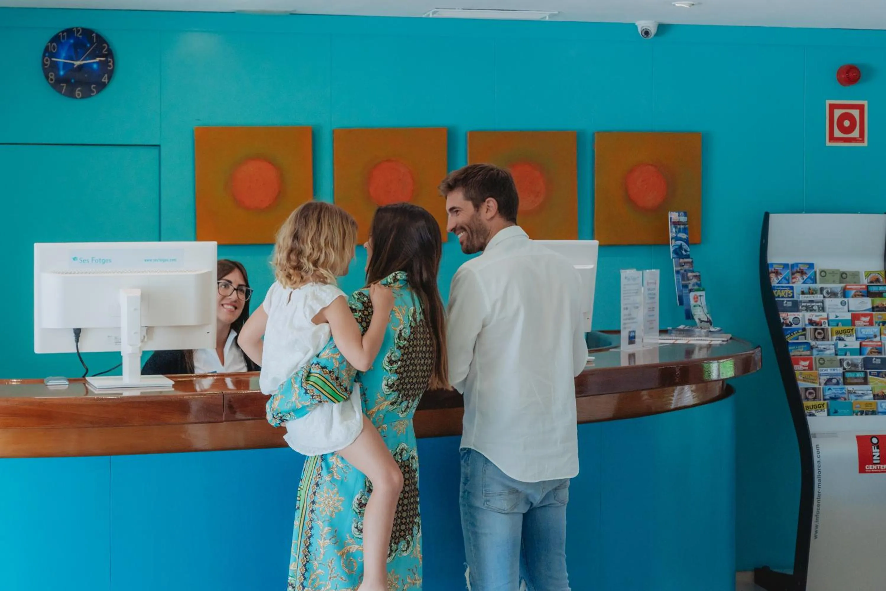 Lobby or reception in Aparthotel Ses Fotges