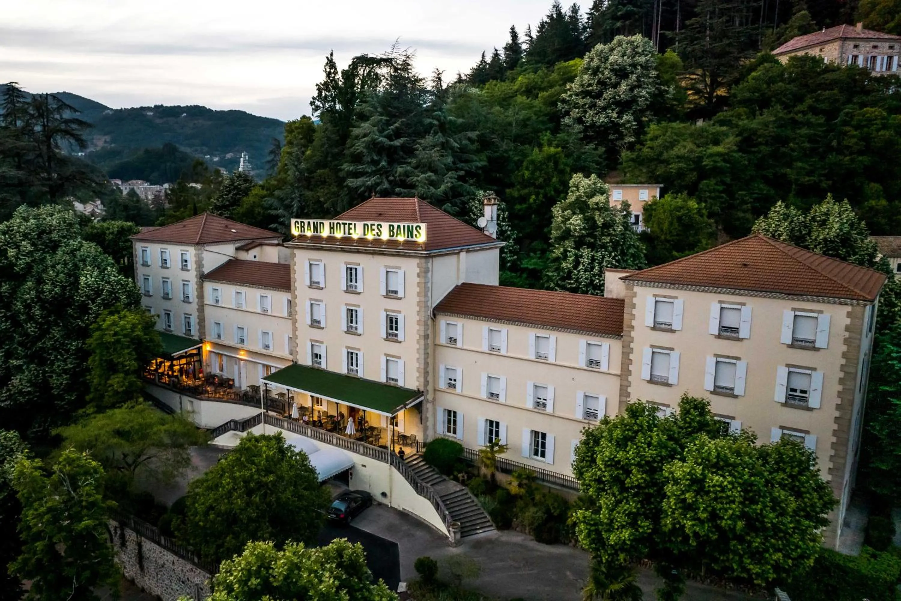 Bird's eye view in Grand Hotel Des Bains & Villas des Bains
