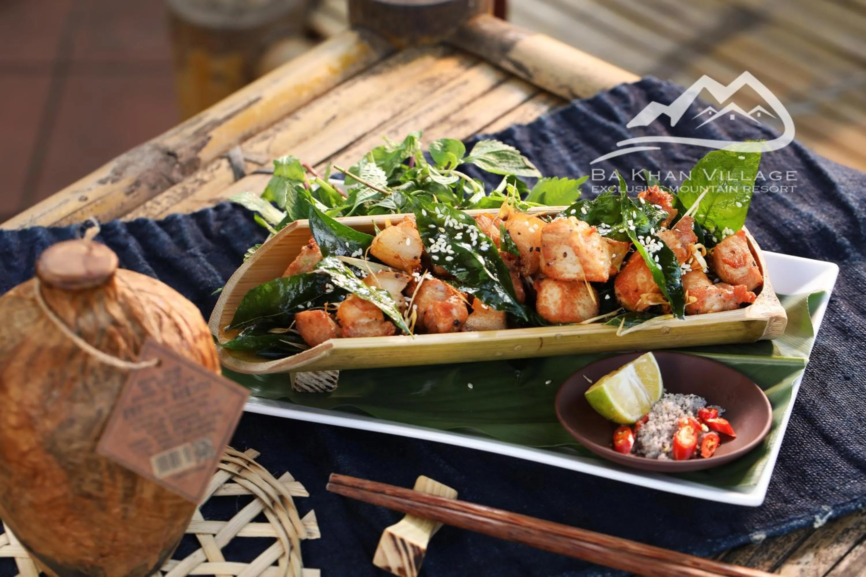 Food and drinks in Bakhan Village Resort