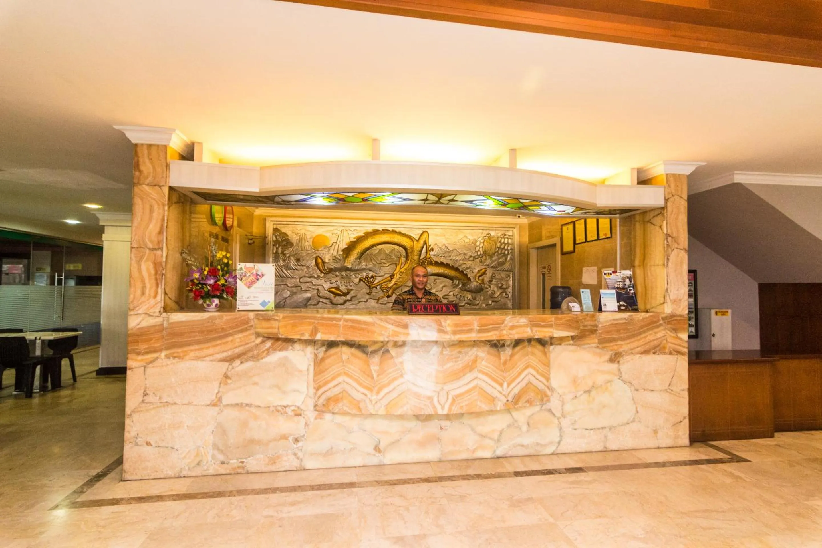 Lobby or reception in Kita Hotel