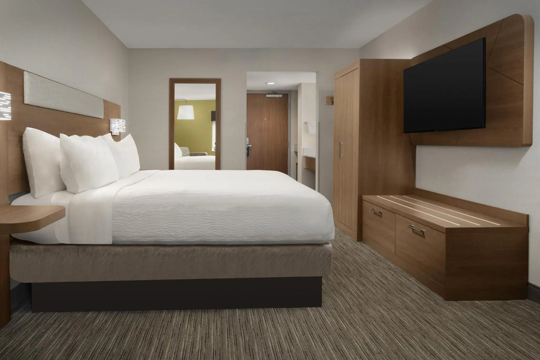 Photo of the whole room, Bed in Holiday Inn Express Boston - Saugus by IHG