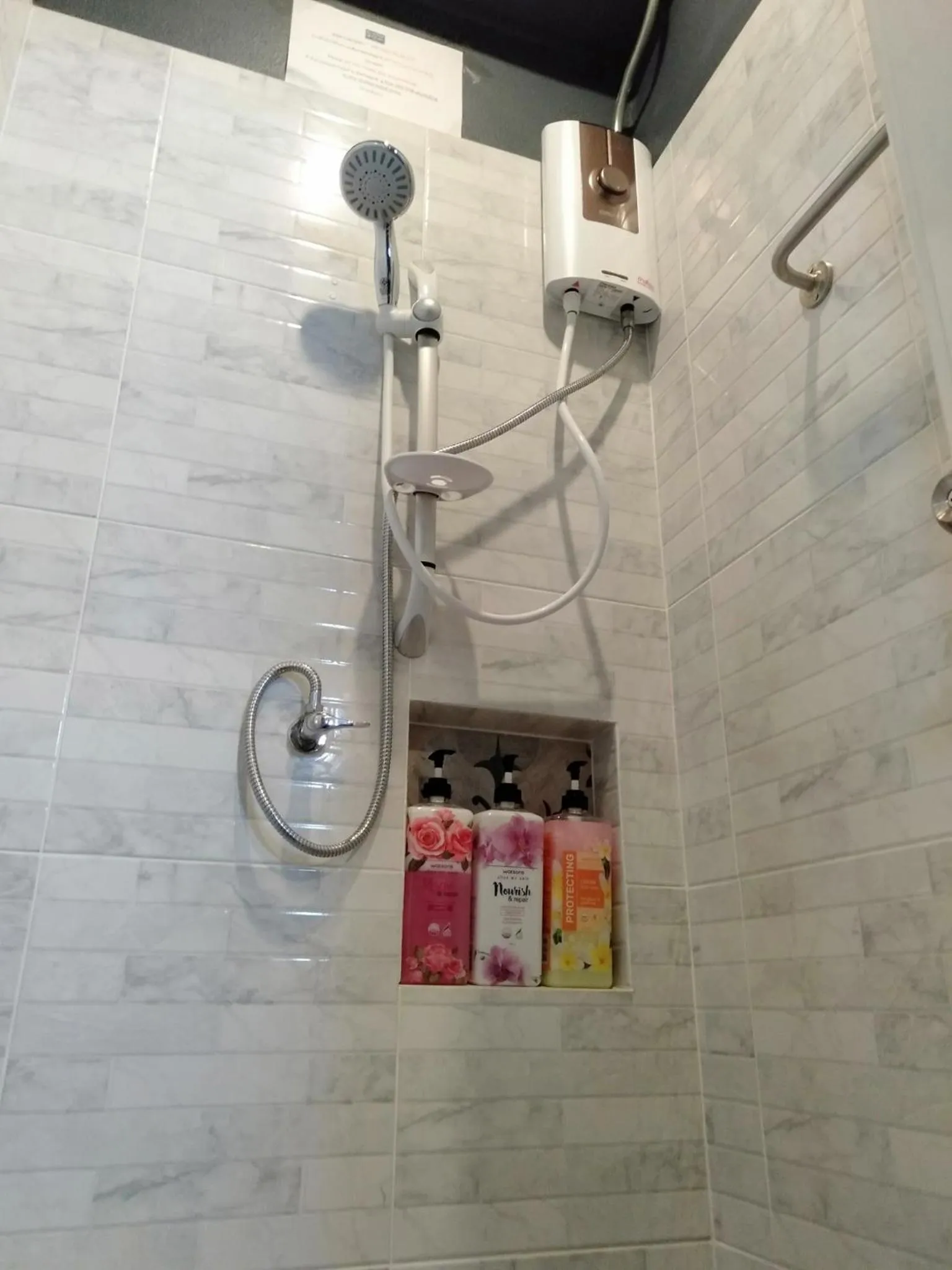Shower in BedCabin