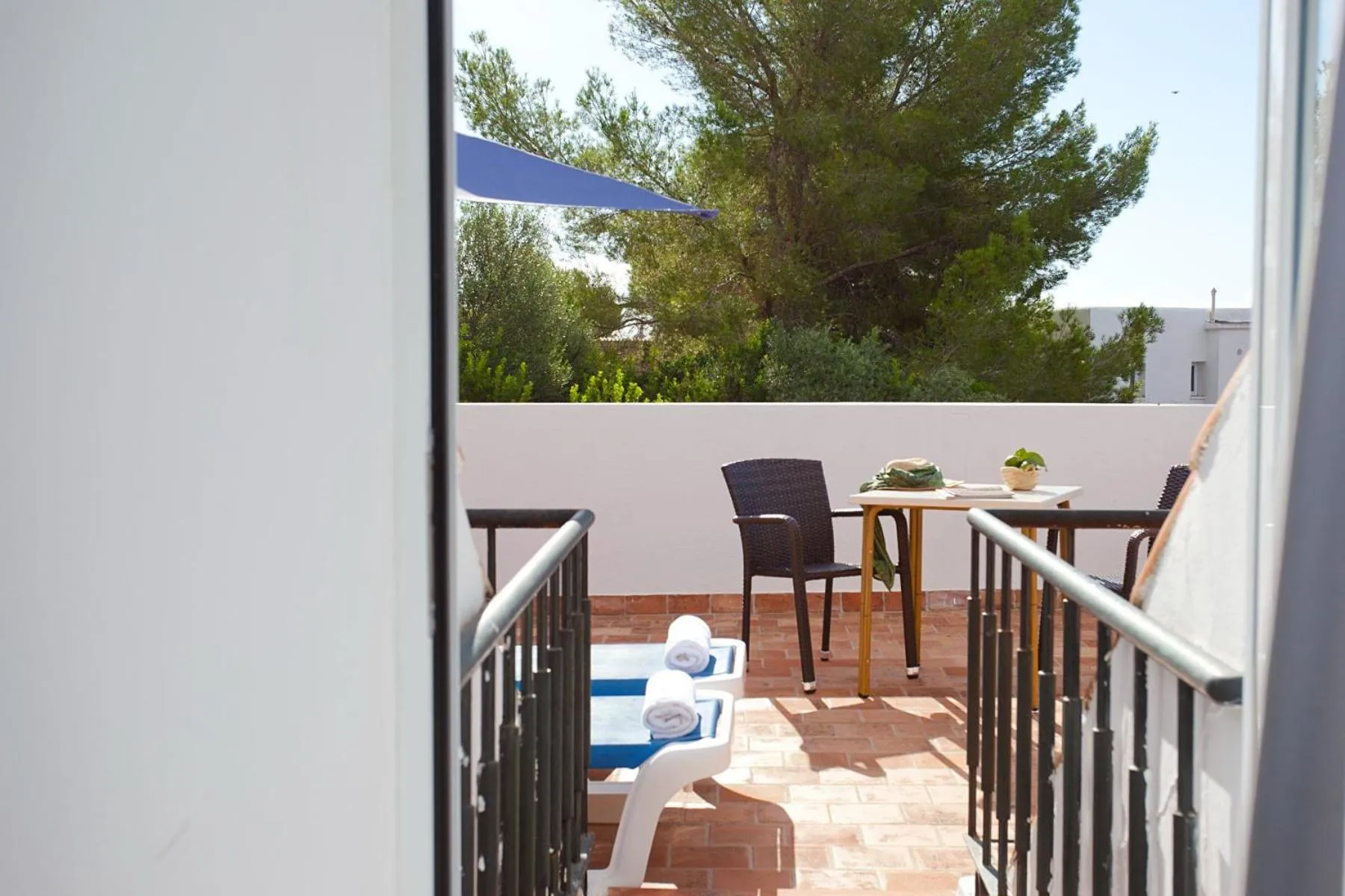 Balcony/Terrace in Apartamentos Cala Murada Tennis