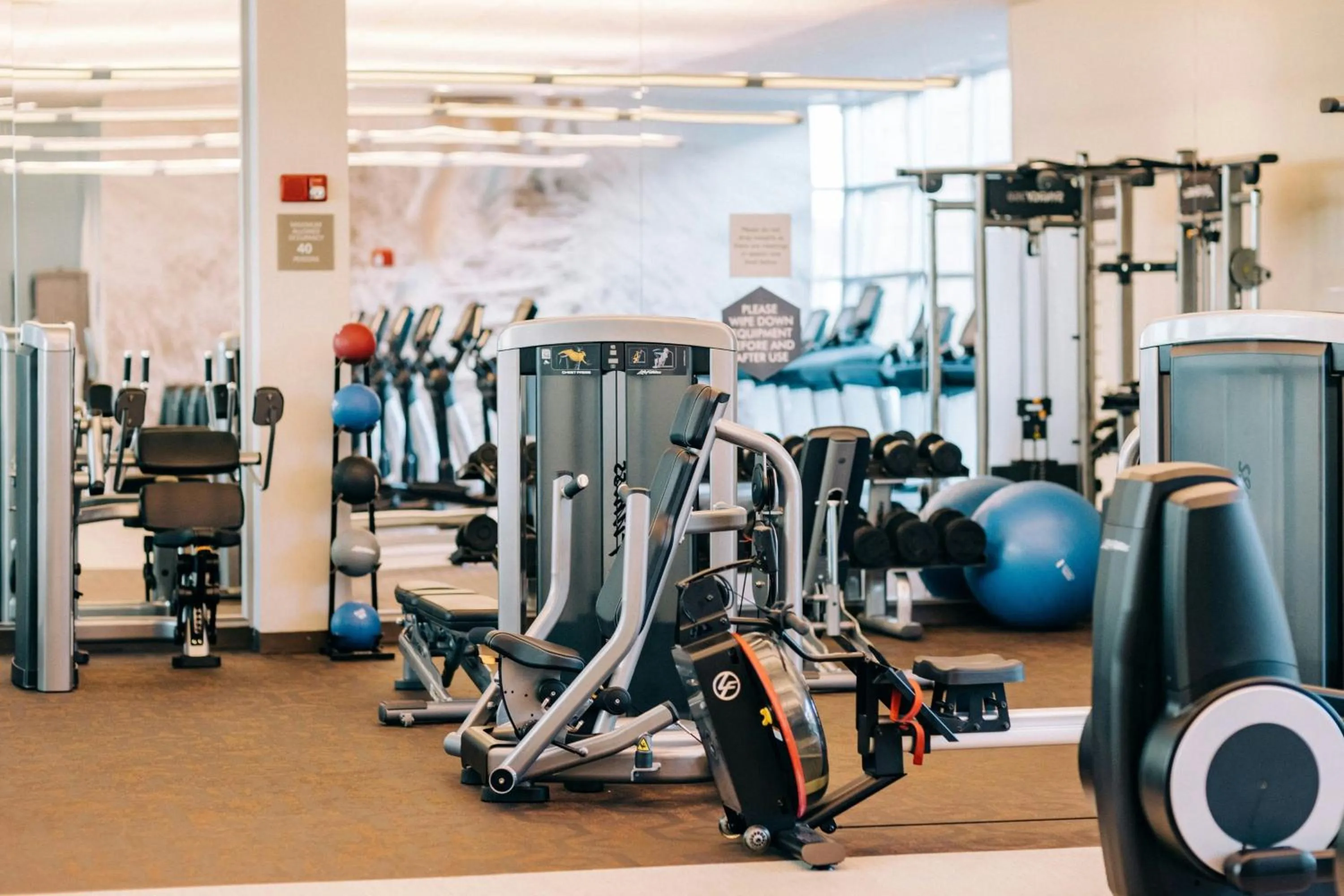 Fitness centre/facilities in The Westin Boston Seaport District