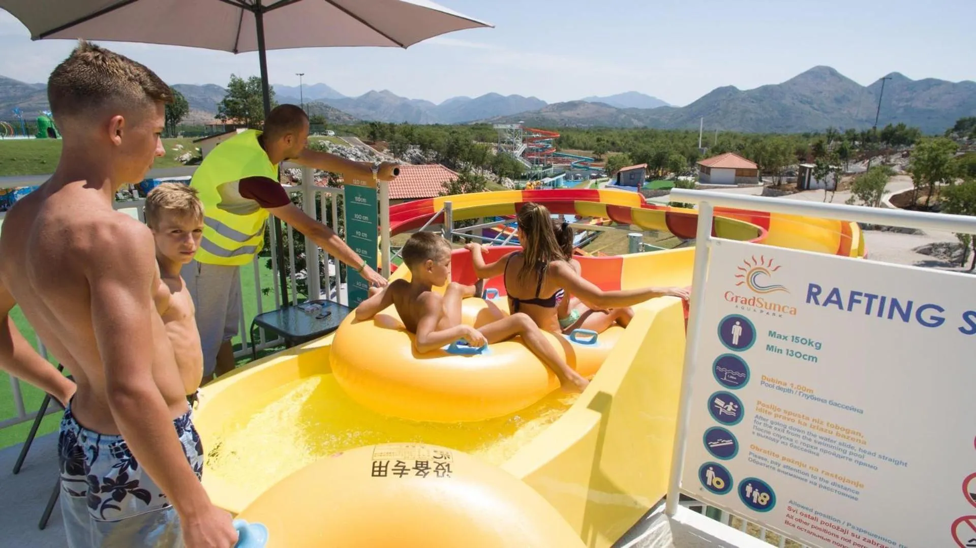 Aqua park in Grad Sunca Resort
